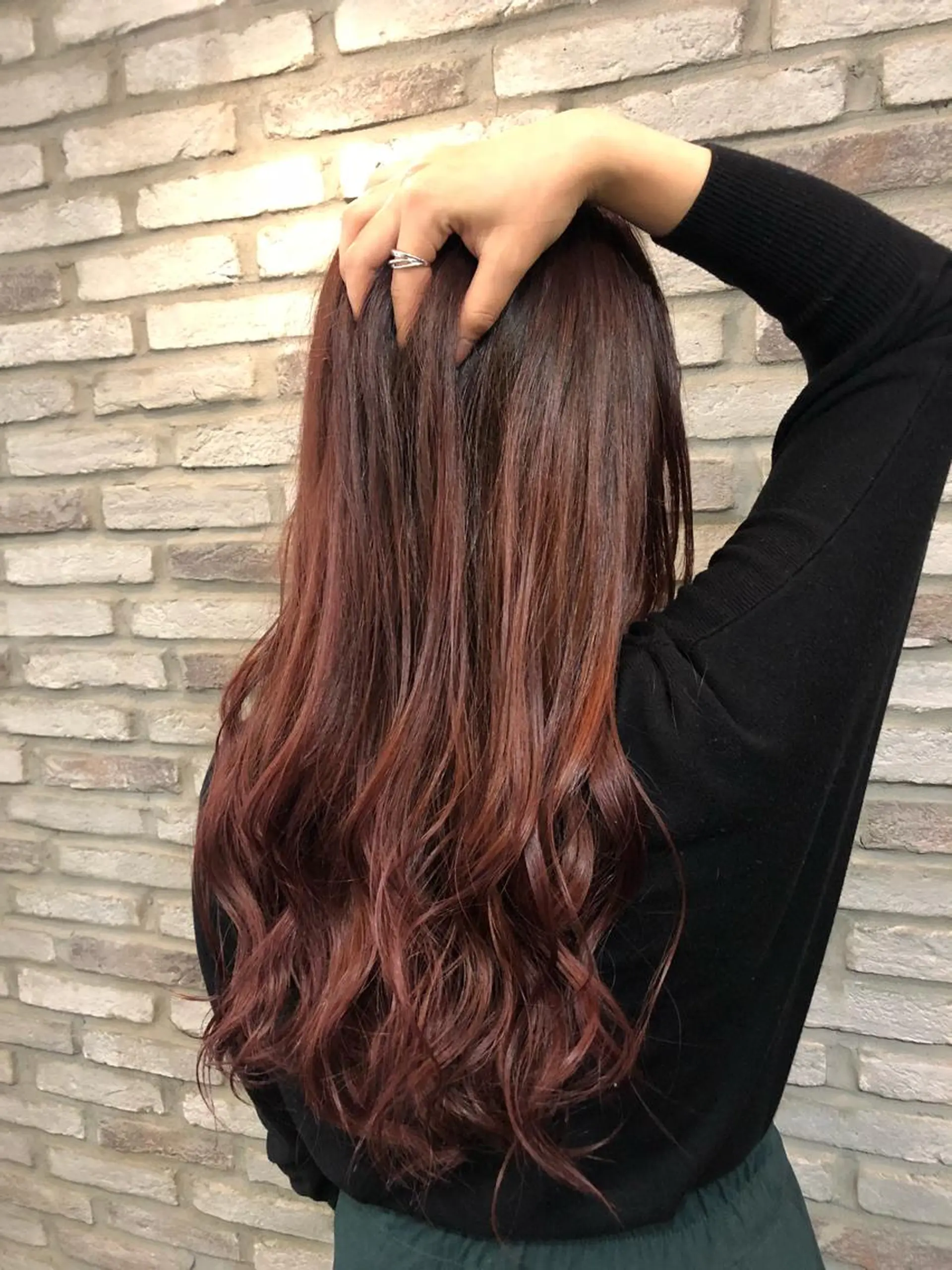 ロング ヘアカラー トリートメント Lia所属・縮毛矯正の達人 ☆ 松本のヘアスタイル