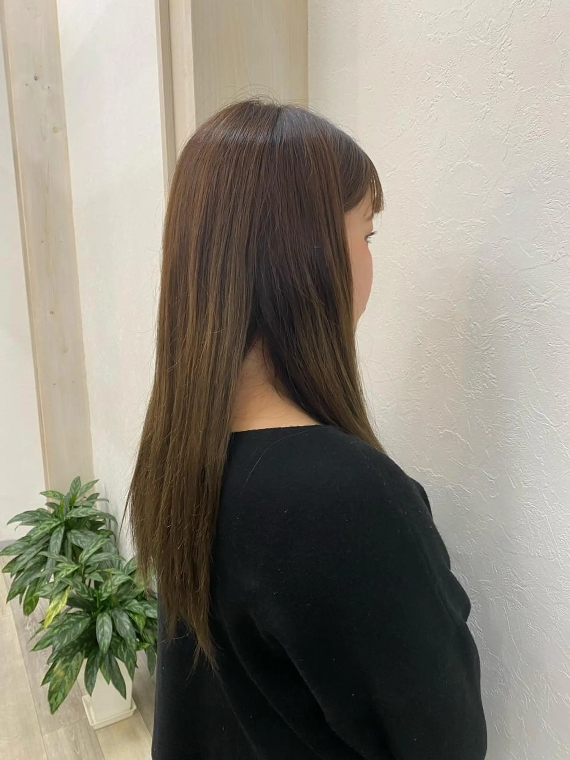 ロング カラー ブラウンカラー ナチュラルブラウン 足利/透明感カラー/ GRACE/りおのヘアスタイル