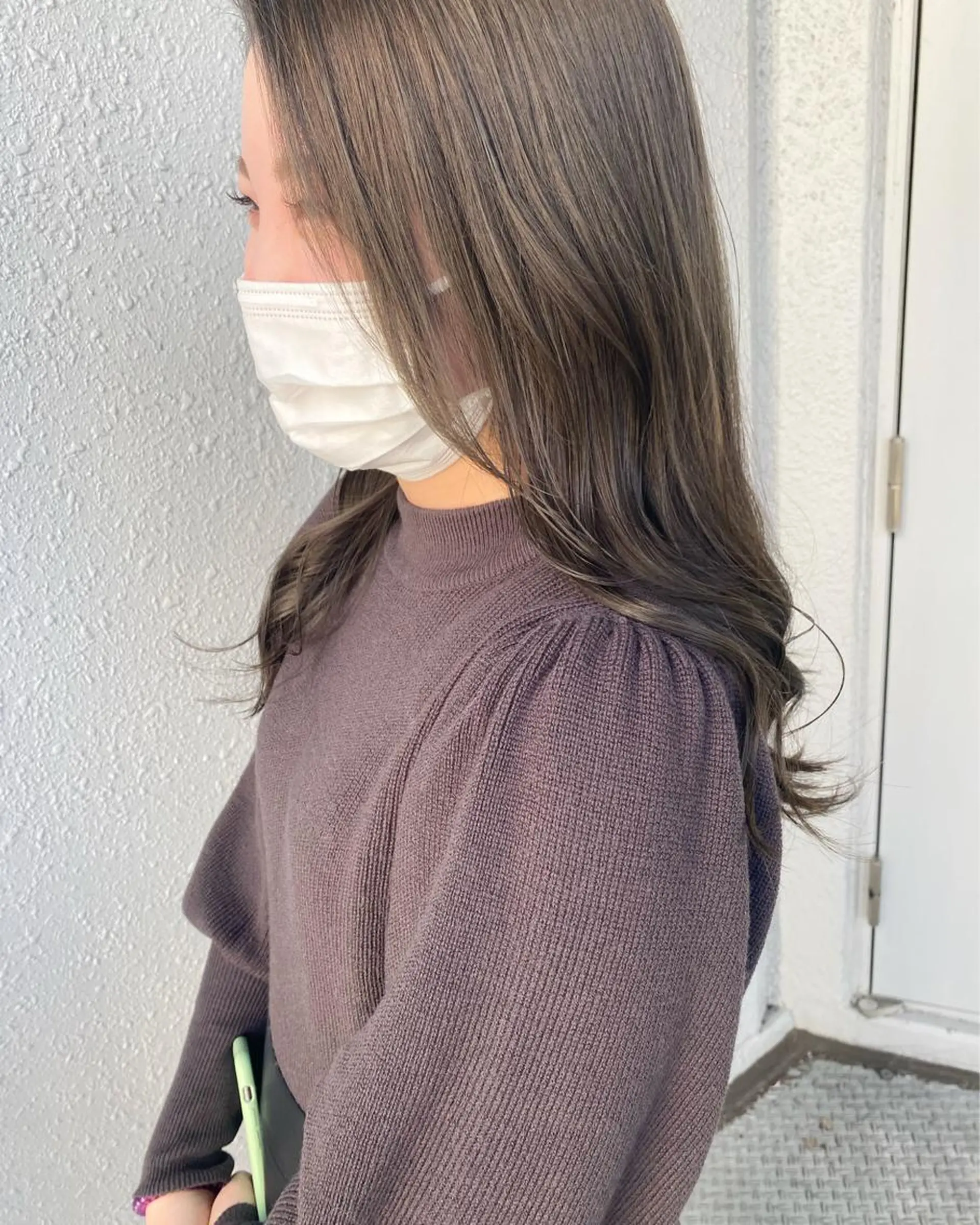 ロング カラー ヘアカラー トリートメント 後藤紗英/髪質改善 /オリーブベージュのヘアスタイル