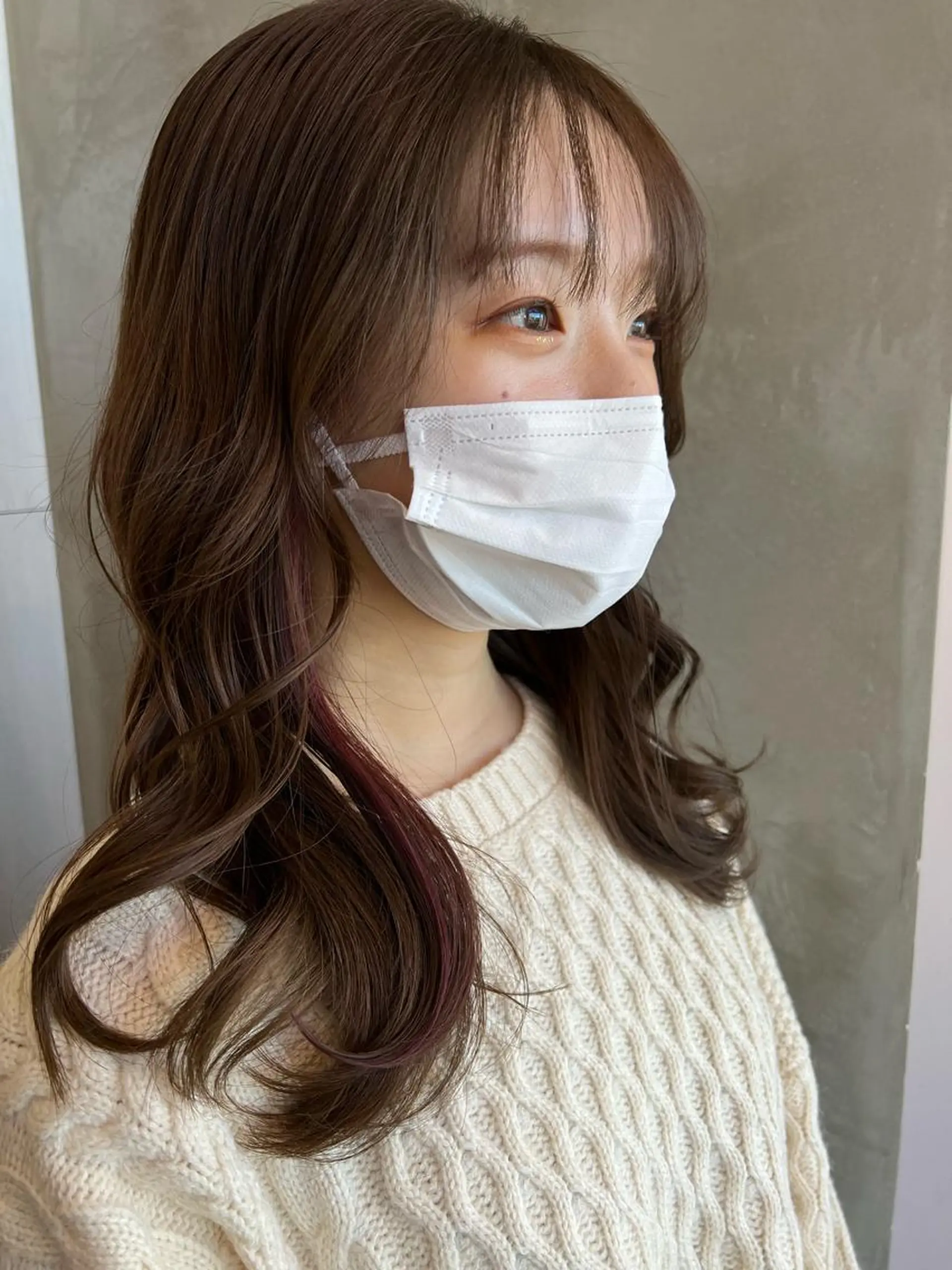 セミロング カラー 髪質改善/縮毛矯正 鈴木裕介のヘアスタイル