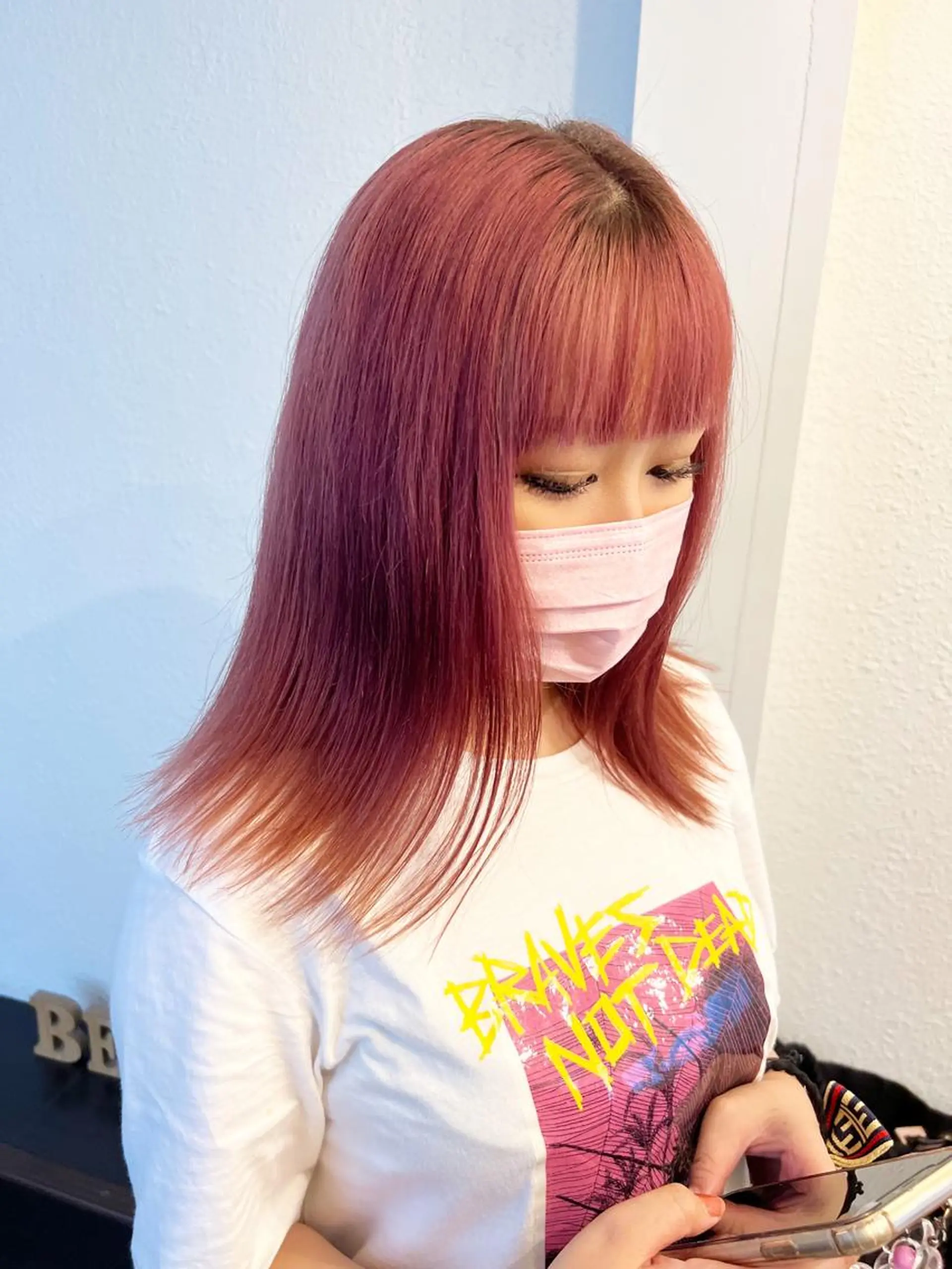 セミロング カラー パーマ ヘアアレンジ 名古屋駅/トップス タイリスト/大黒拓哉のヘアスタイル