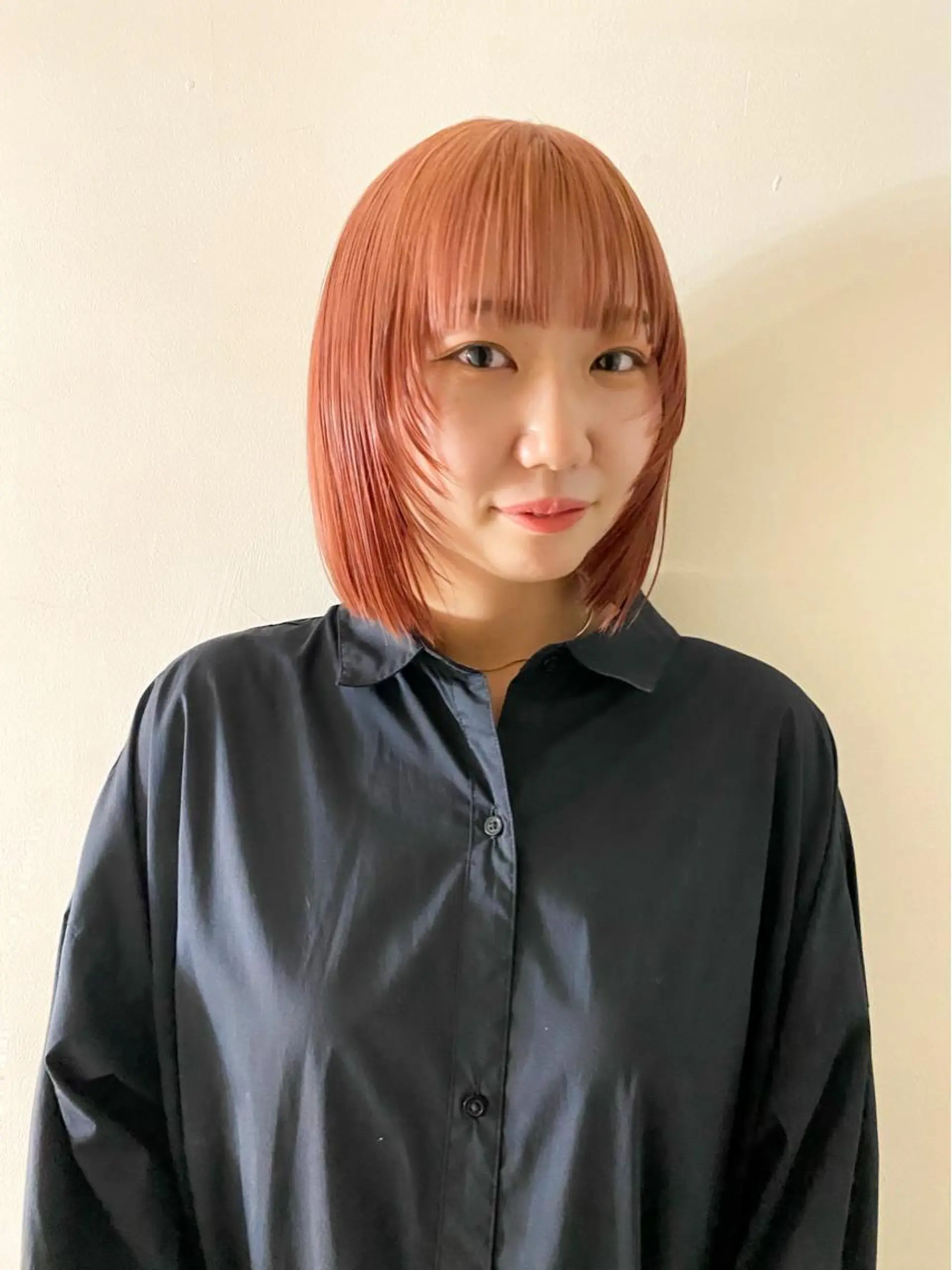 ミディアム カラー 顔まわりレイヤー レイヤーカット カット ヘアカラー レイヤー/パーマ /ウルフ/nabeのヘアスタイル