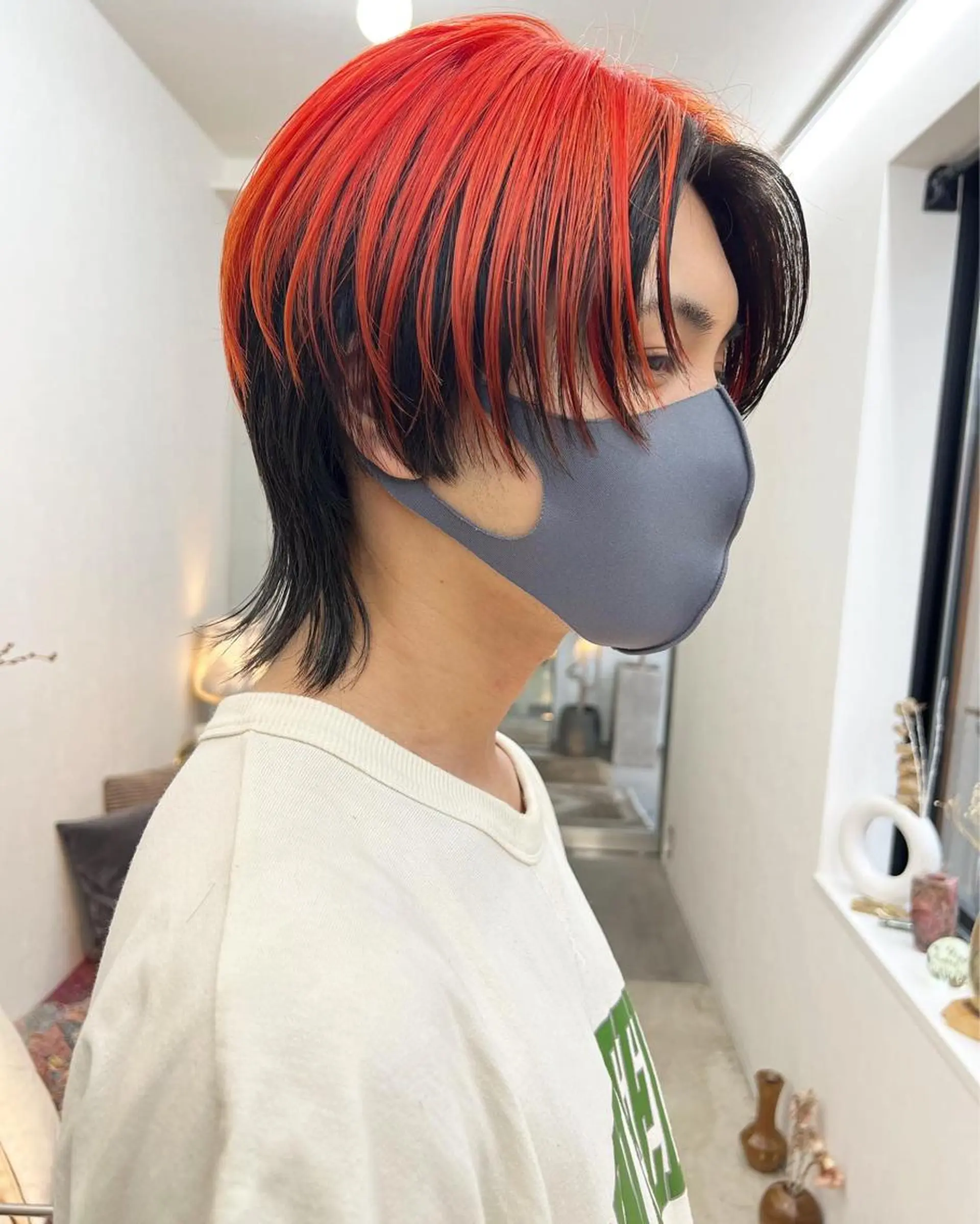 ミディアム カラー パーマ ヘアアレンジ メンズ 【池袋/スパイキー ショート】ⓝⓘⓜⓤのヘアスタイル