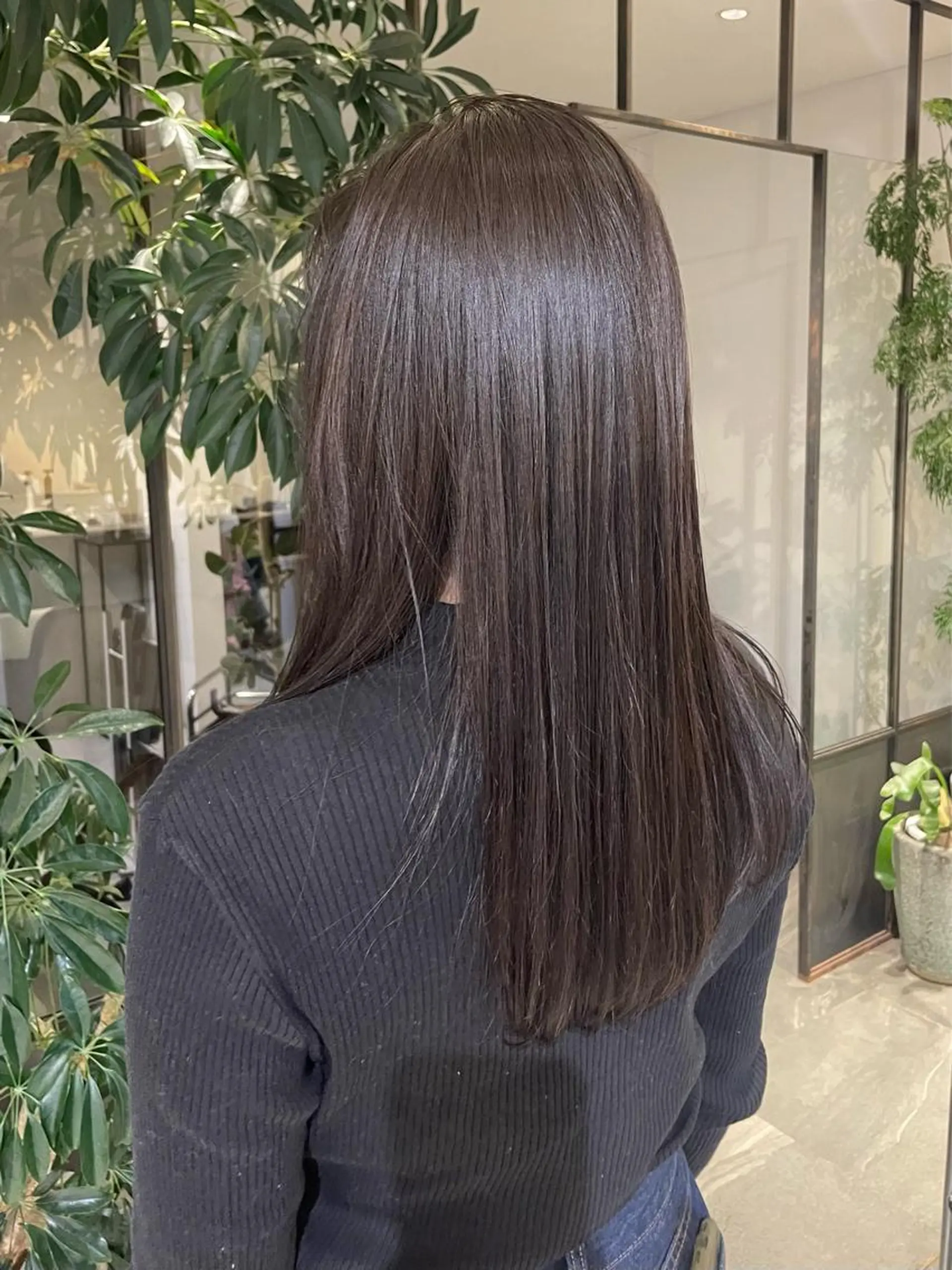 ロング パーマ 縮毛矯正 risa 。のヘアスタイル