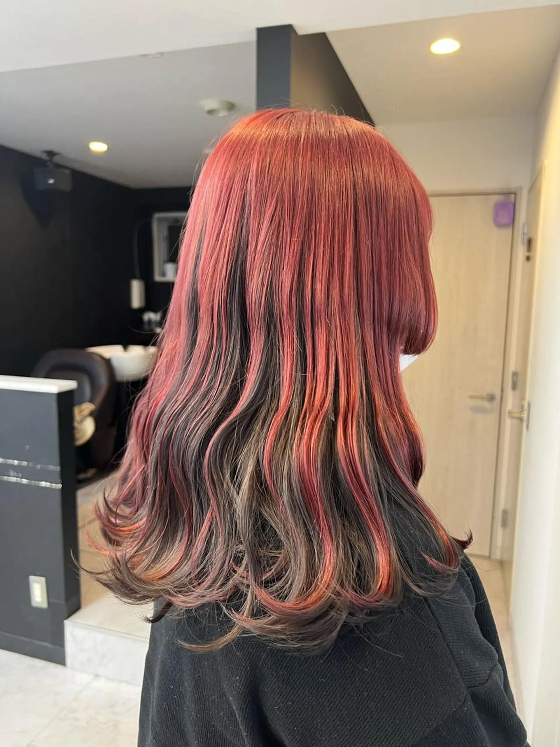 セミロング カット ヘアカラー トリートメント 🦋韓国ヘア 坂本 菜摘🦋のヘアスタイル