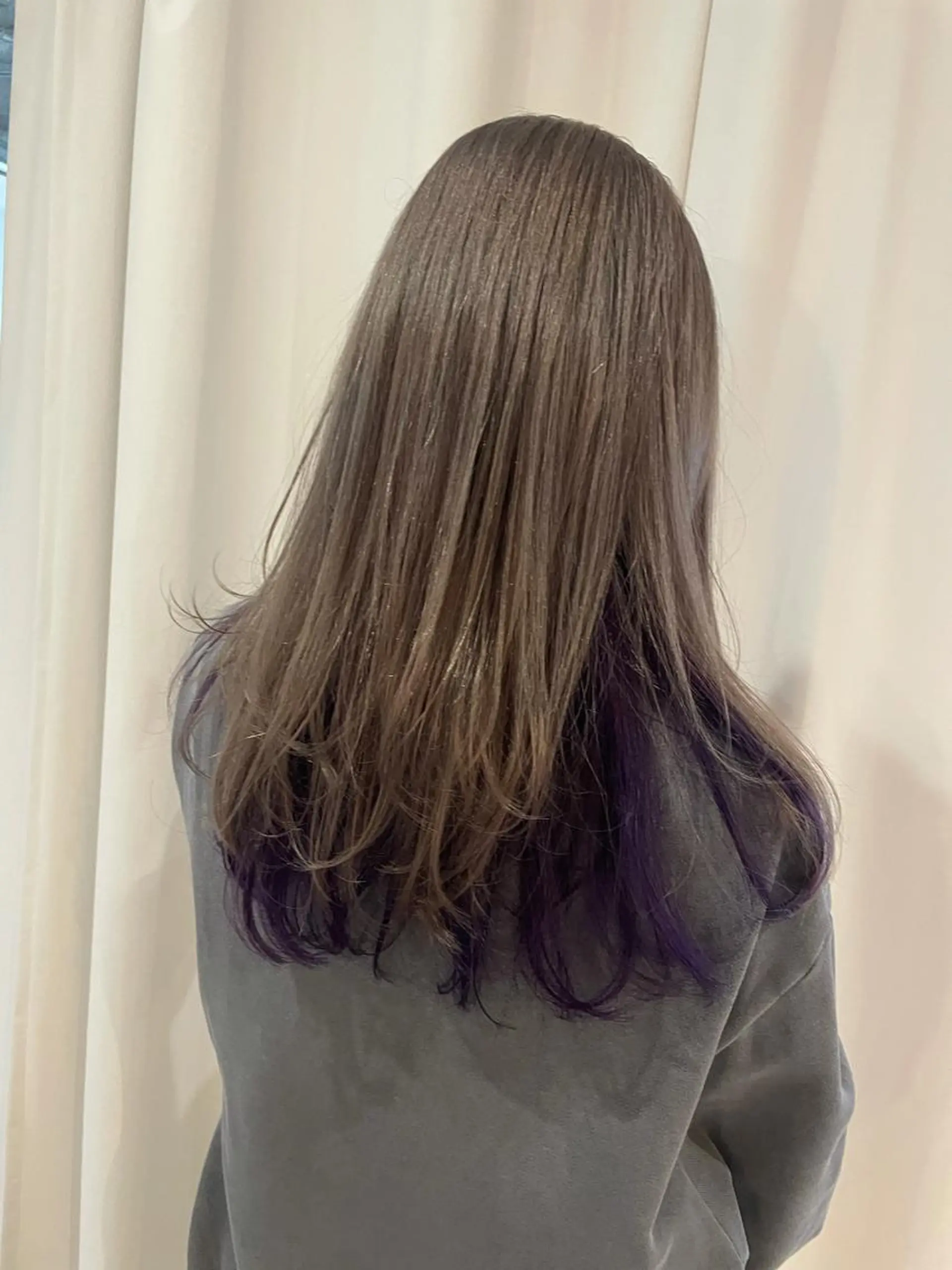 ロング カラー ロング ウルフカット 中目黒🌼 🌼ハナのヘアスタイル