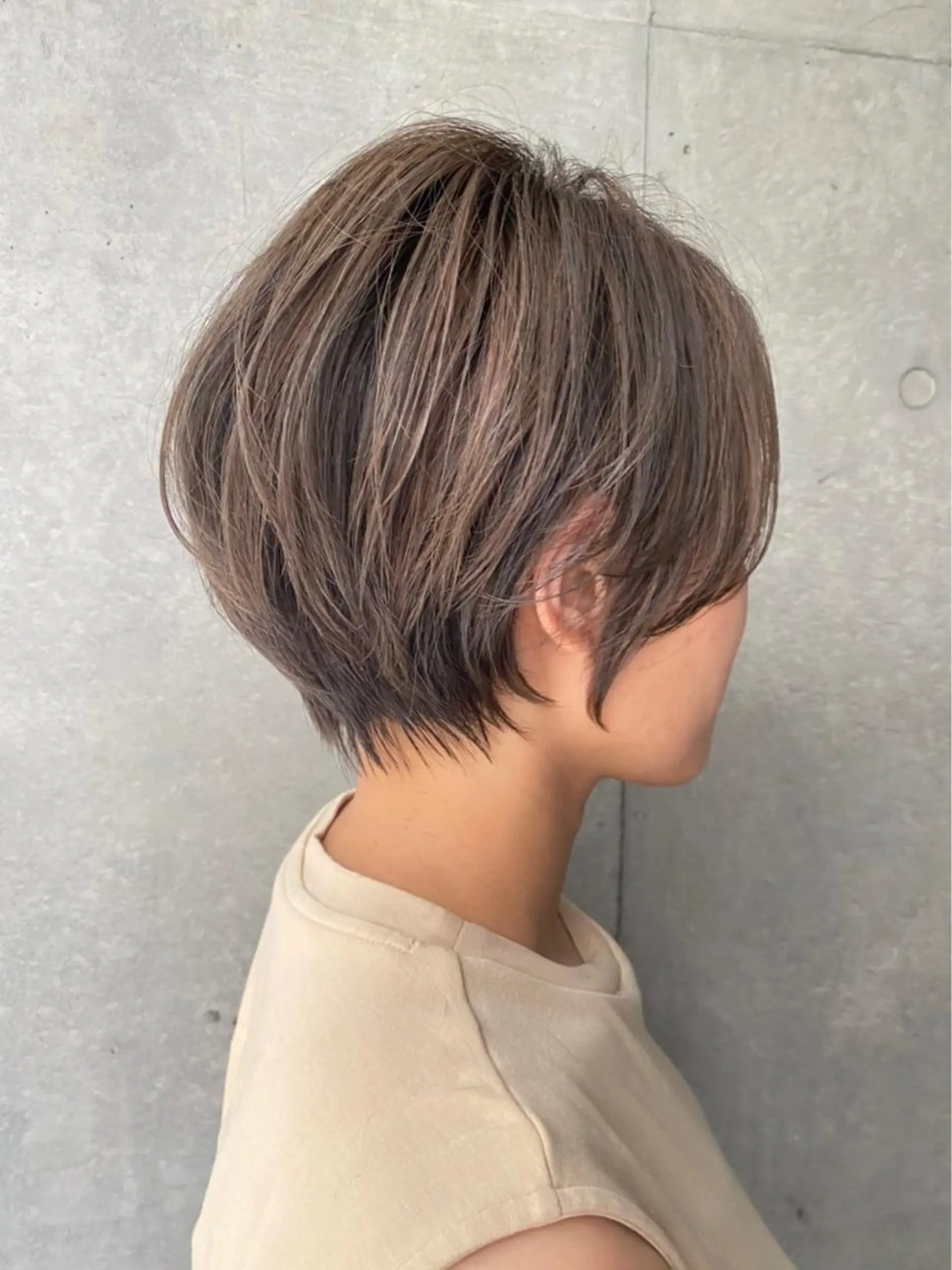 ショート 林 飛夕也のヘアスタイル