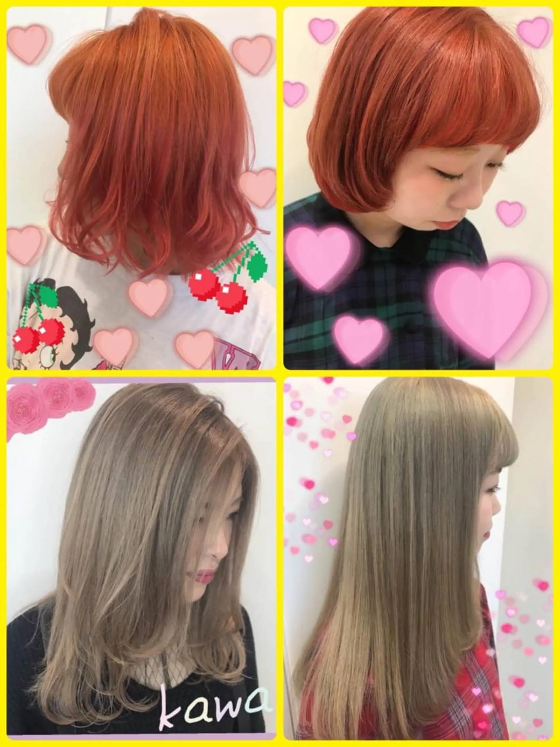 セミロング カラー 新宿駅近♡個室 ♡関口三都季🌜のヘアスタイル