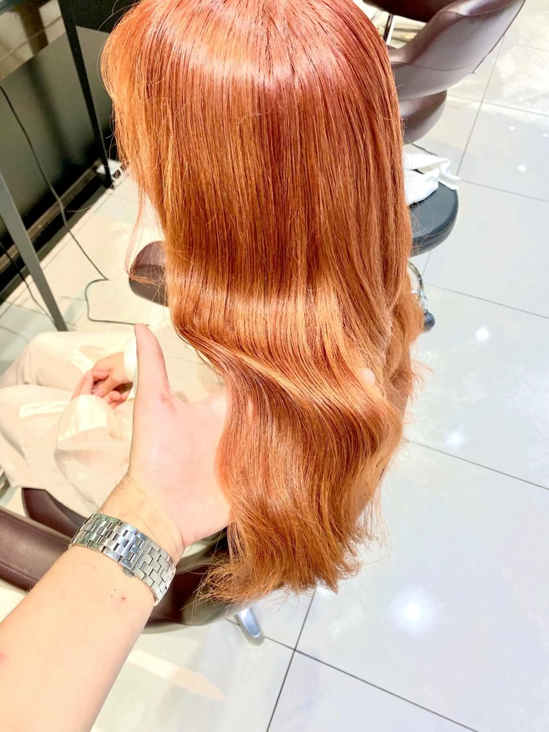 セミロング カラー ✨髪質改善専門店✨ QOLU✨のヘアスタイル