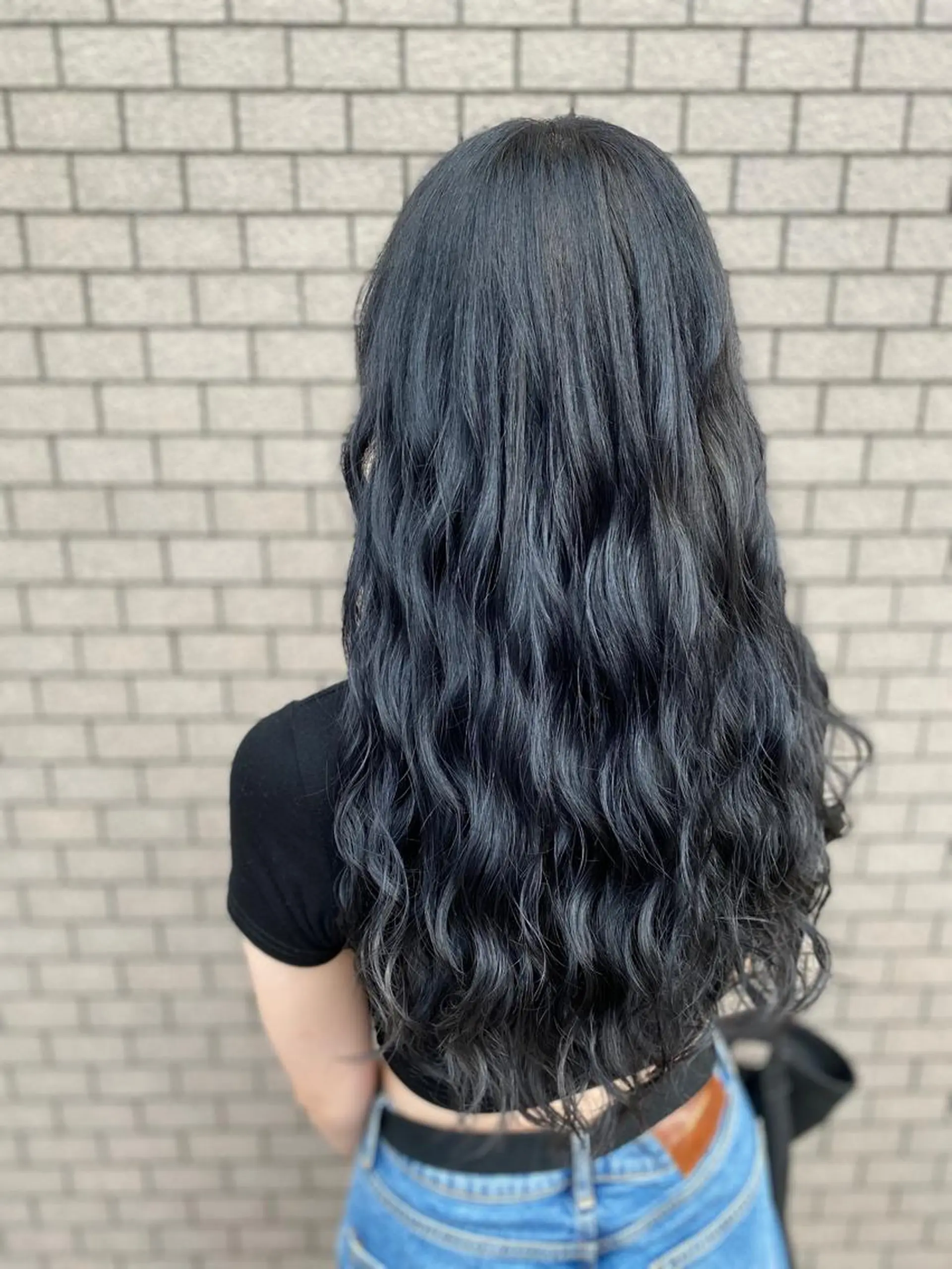 ロング カラー 岡本 拓朗のヘアスタイル