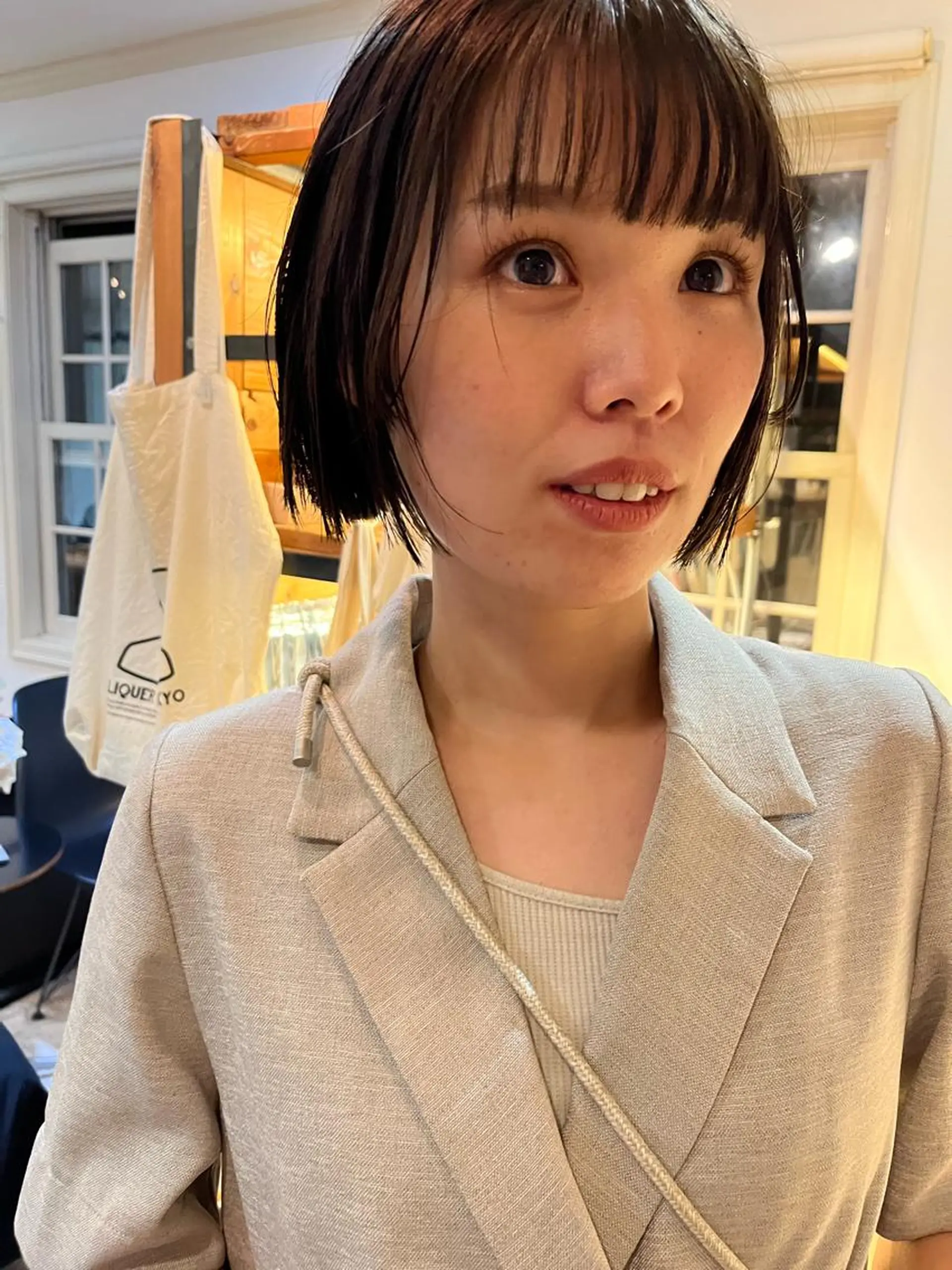 ショート カラー eri kinjoのヘアスタイル