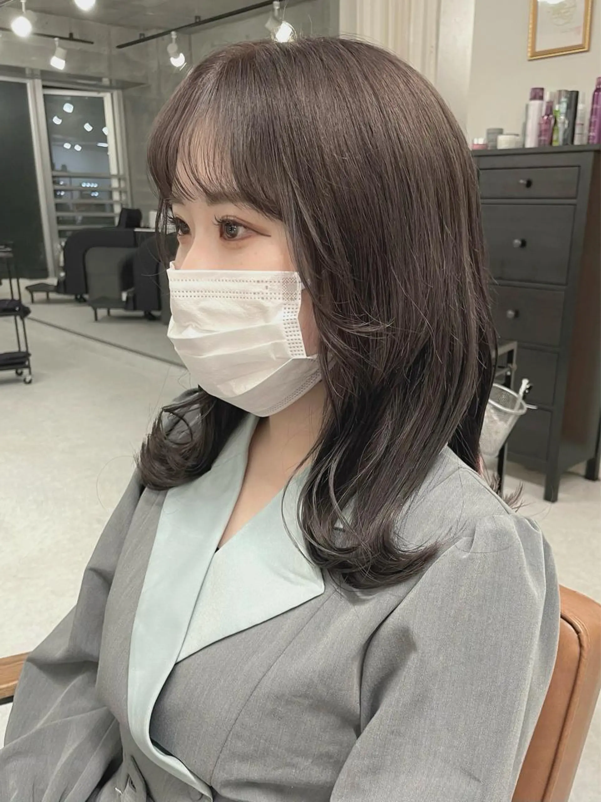 セミロング カラー ヘアアレンジ メンズ似合わせ🪞 kotoriのヘアスタイル