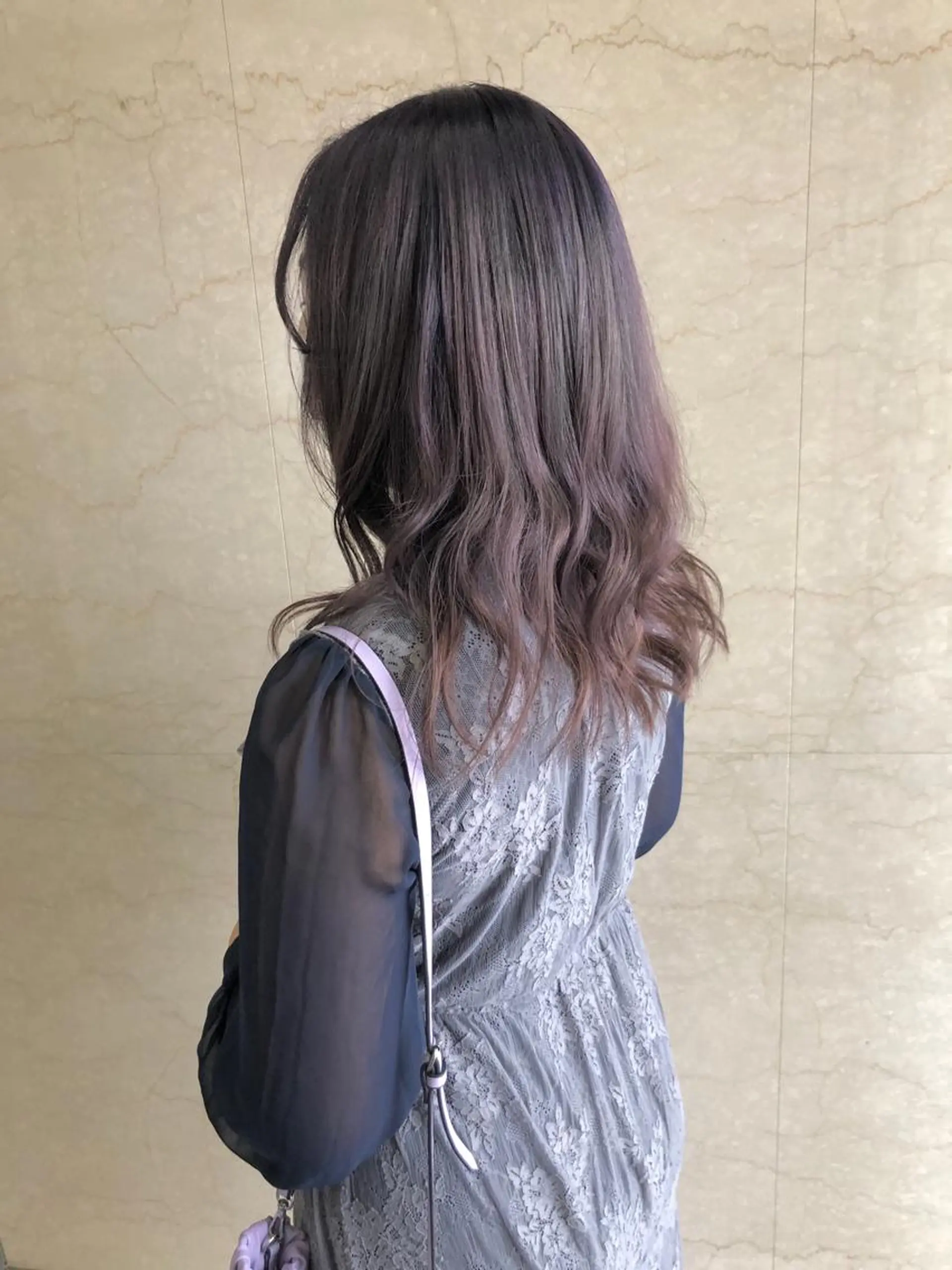 セミロング キノシタ ナオユキのヘアスタイル
