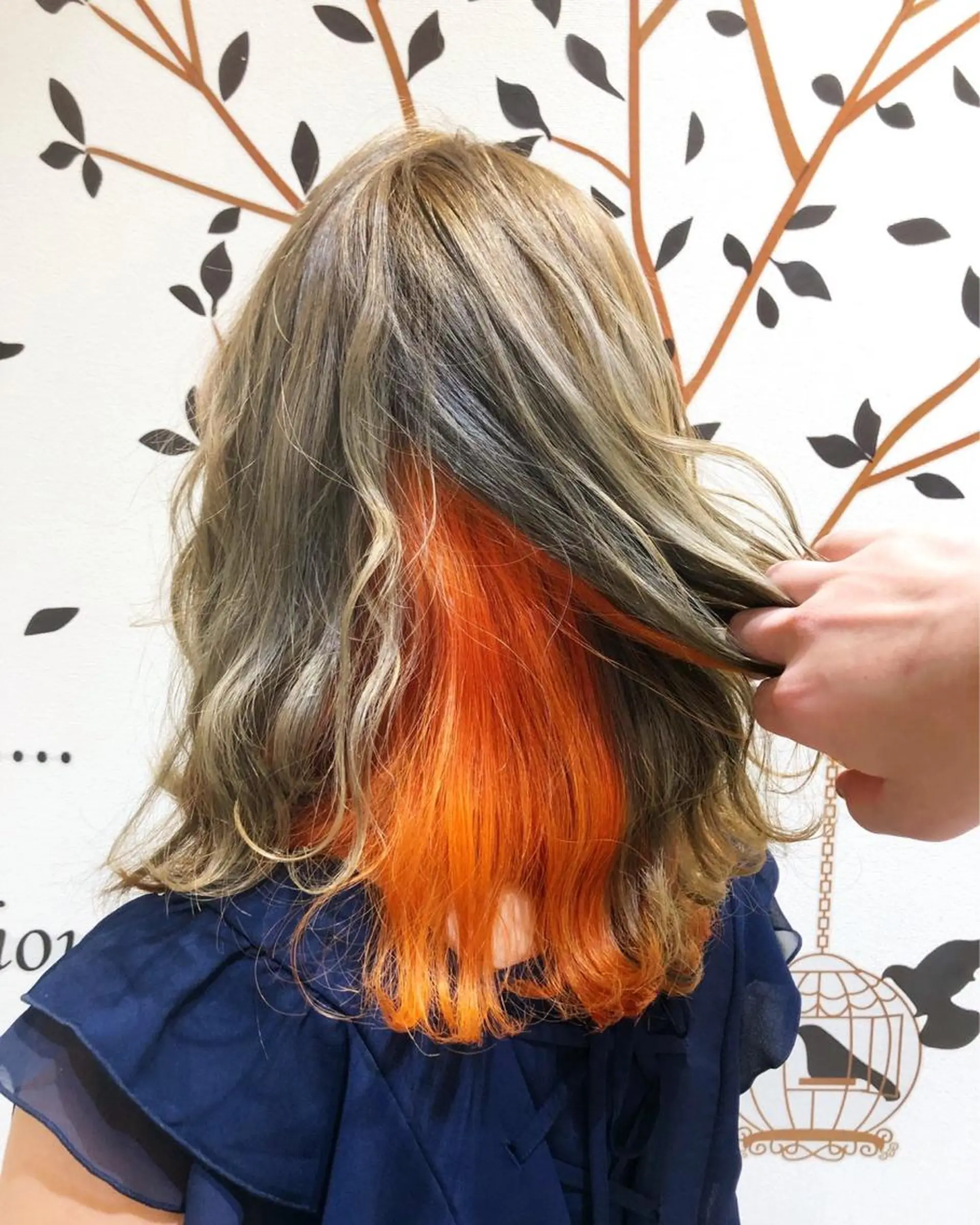 セミロング カラー ヘアアレンジ 小白井 由美のヘアスタイル