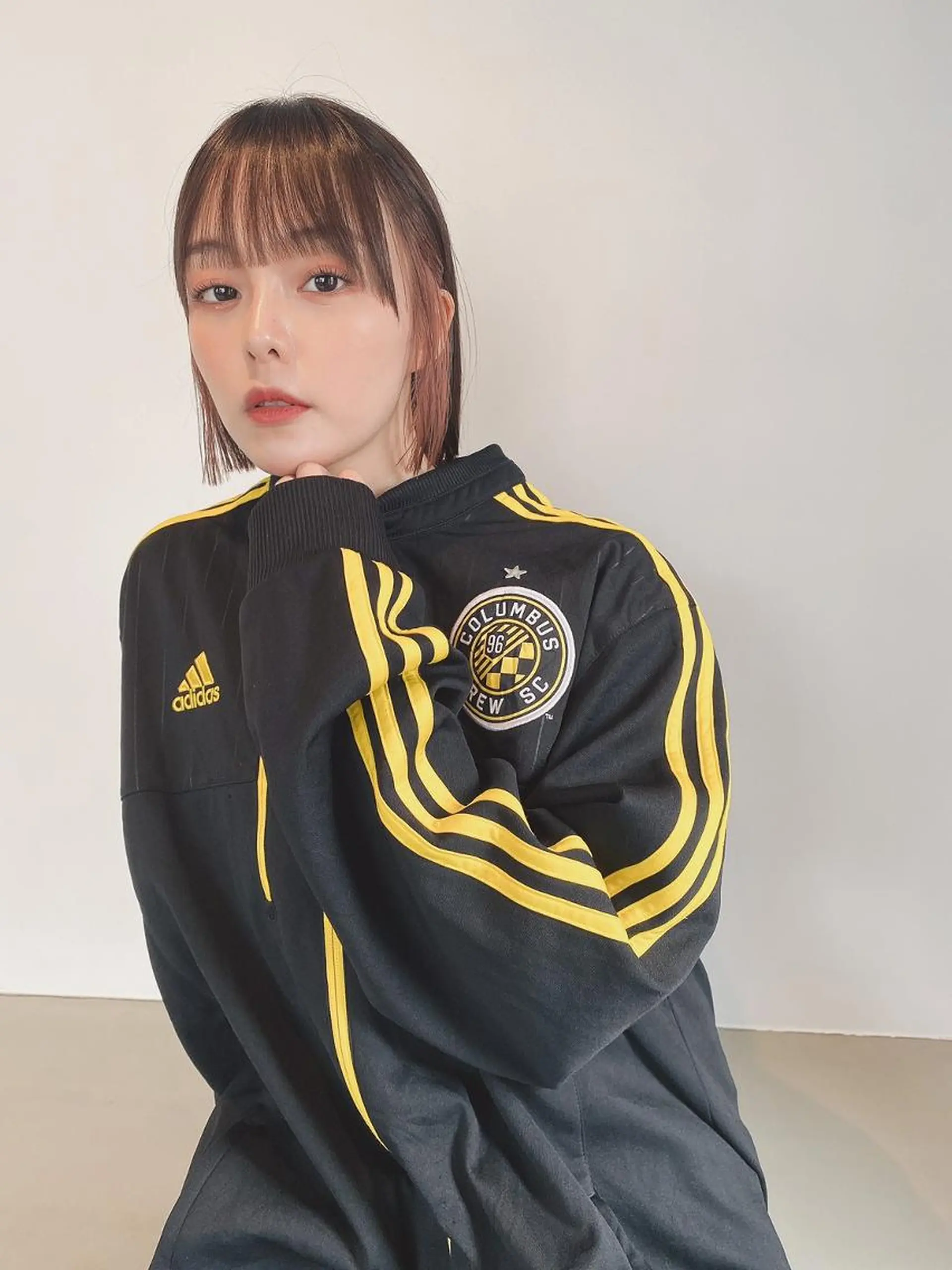 ミディアム カラー ヘアアレンジ パーマ ショートボブ ミディアムパーマ アディクシーカラー ブリーチ ケアブリーチ カット ヘアカラー CEINE OURのヘアスタイル