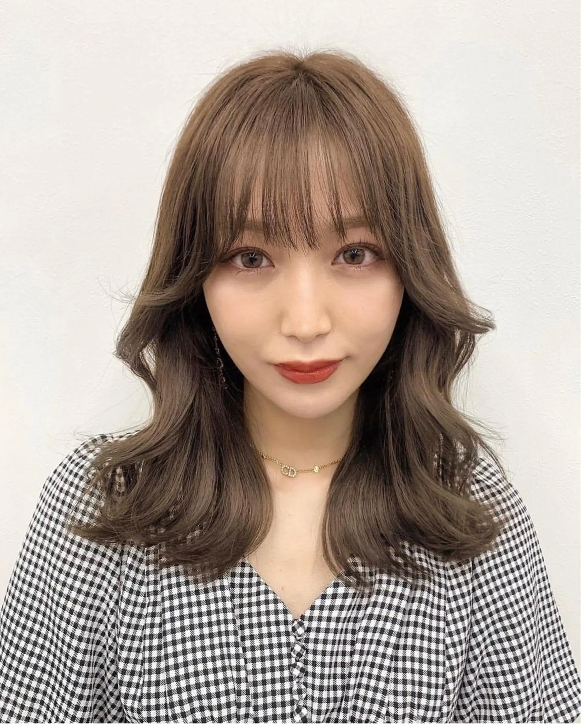 カラー RIKO👼🏻💓 韓国ガーリーのヘアスタイル