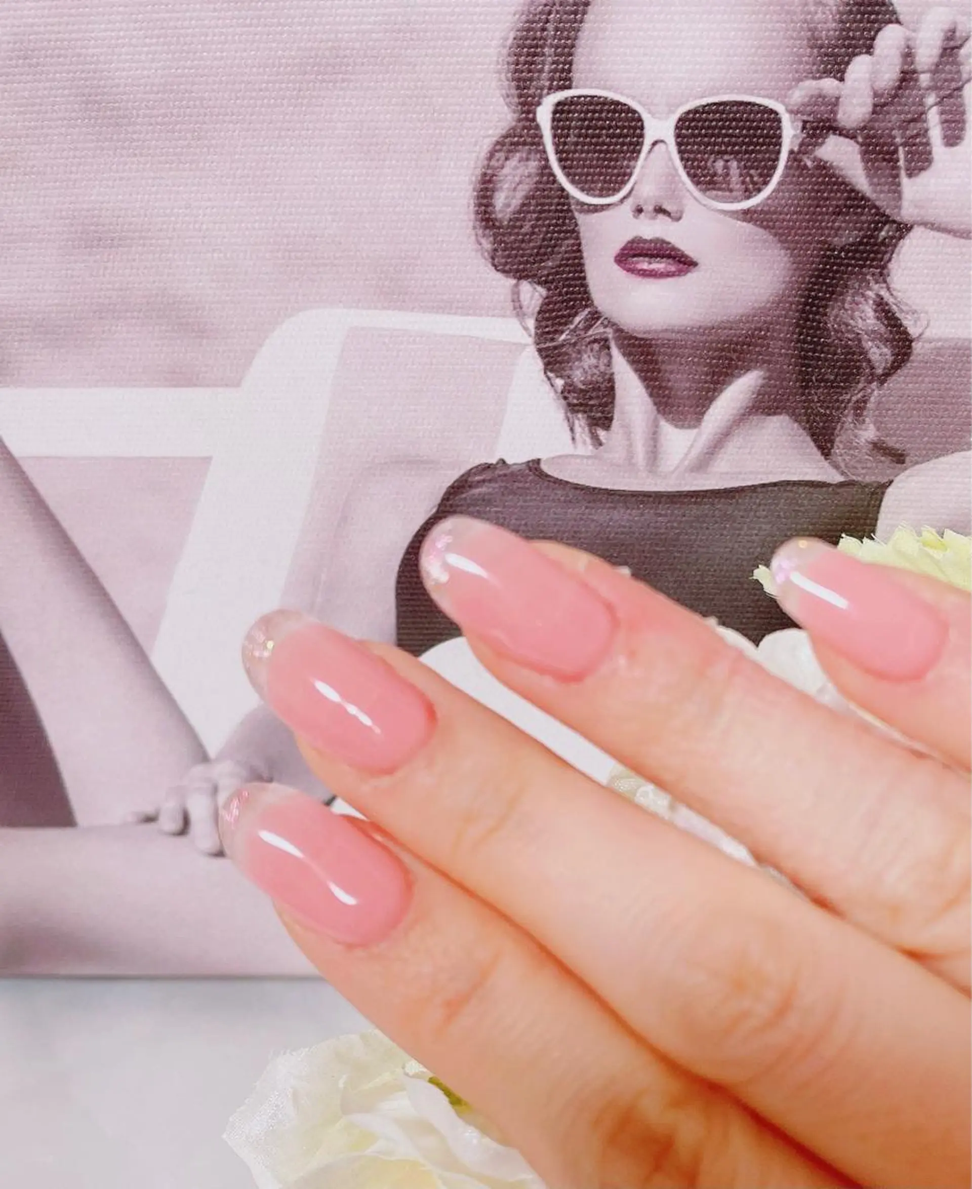 ネイル クリアネイル フレンチネイル Makana Mana所属・Makana Manaのネイルデザイン