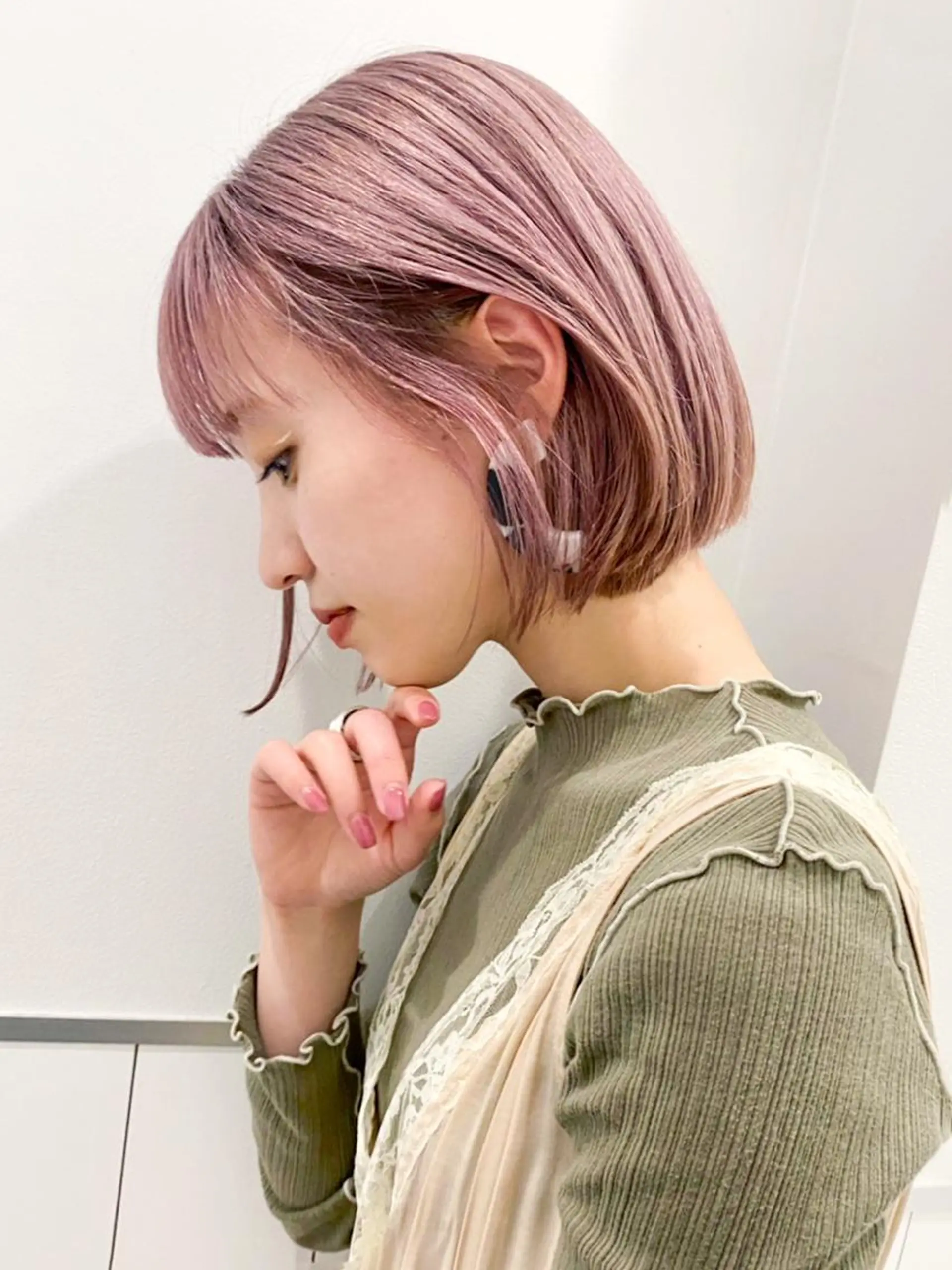 ミディアム ITbyALBUM 藤沢店のヘアスタイル