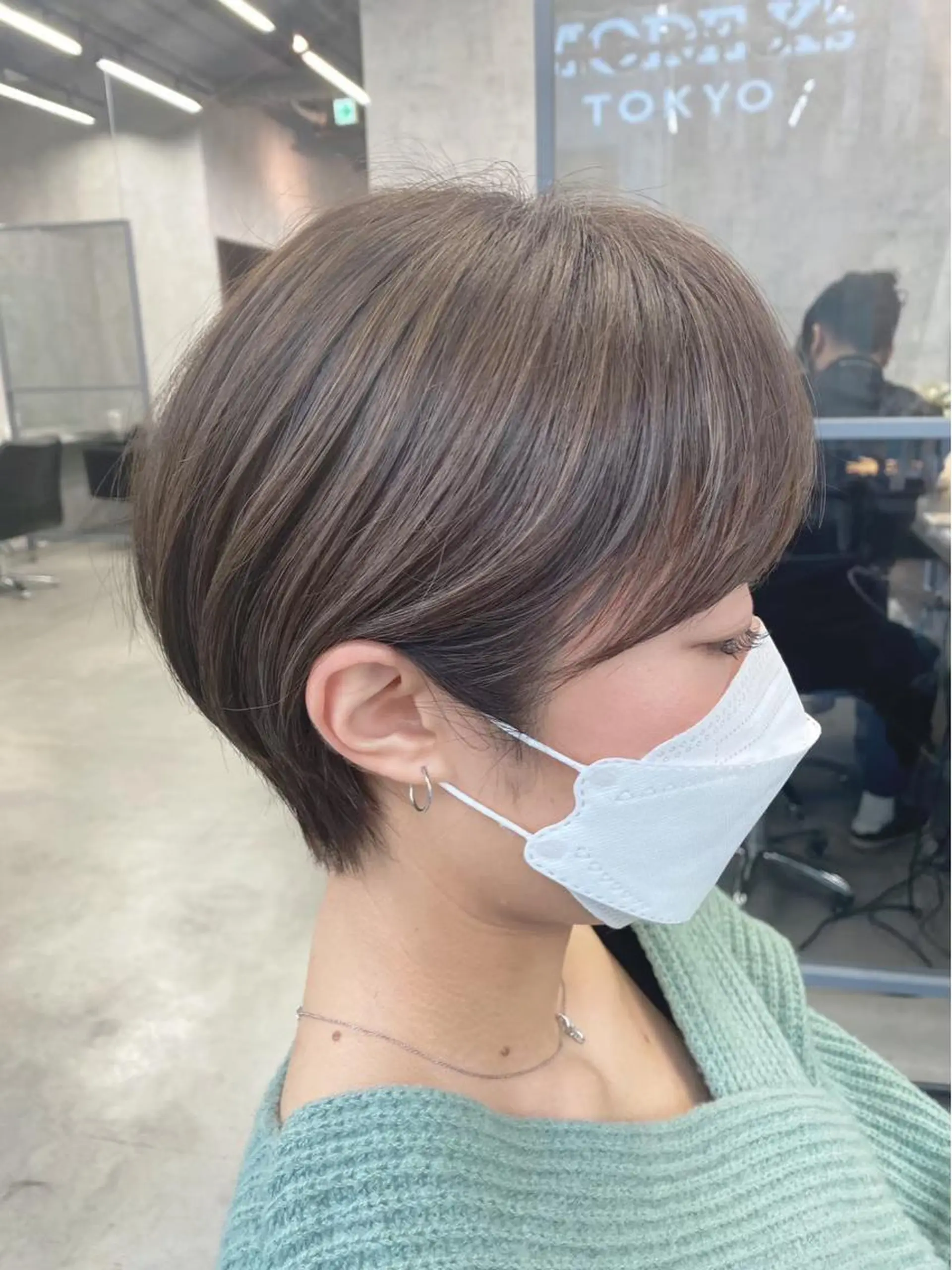 ショート カラー レイヤー×顔周 り×髪質改善/MIUのヘアスタイル