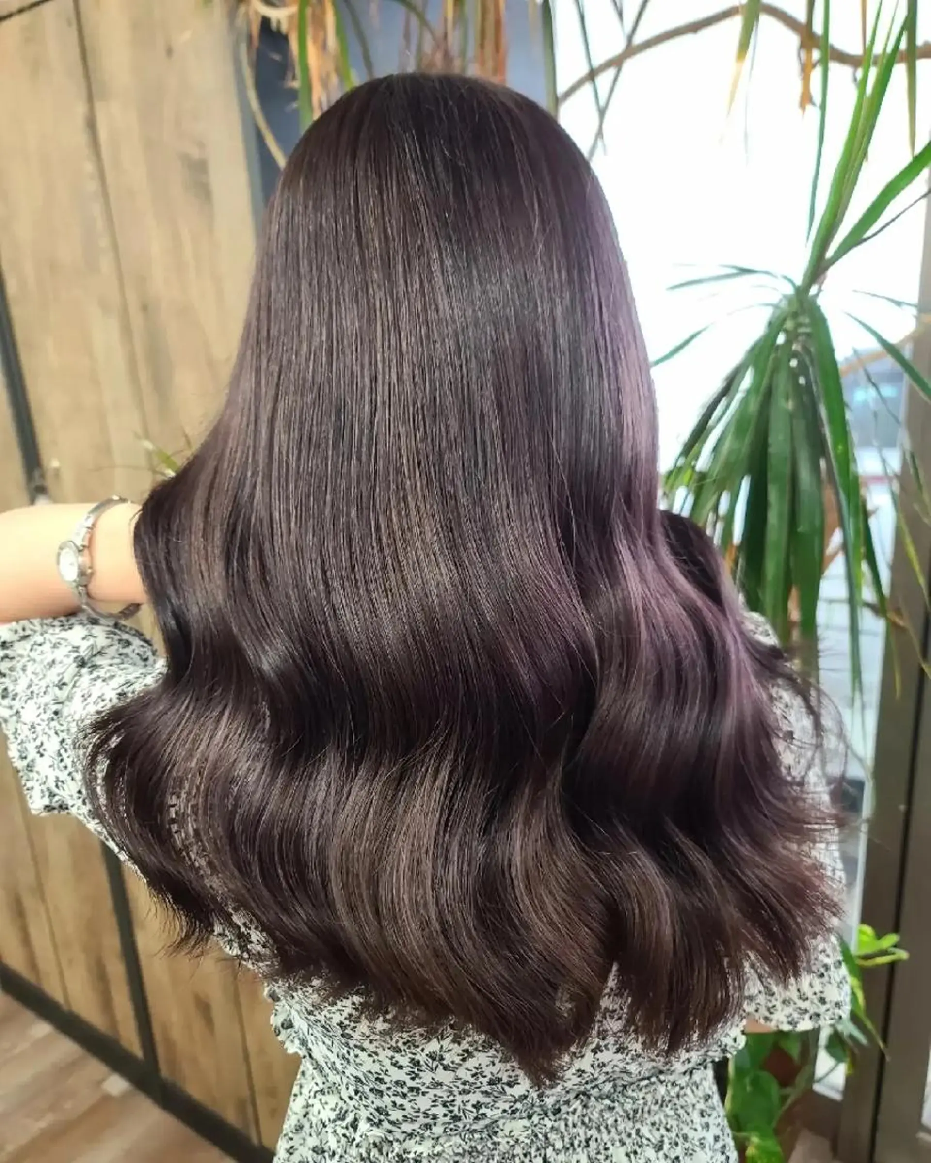 ロング カラー カシス グレージュ ⭐️メンズ/ショート りゅうしんのヘアスタイル