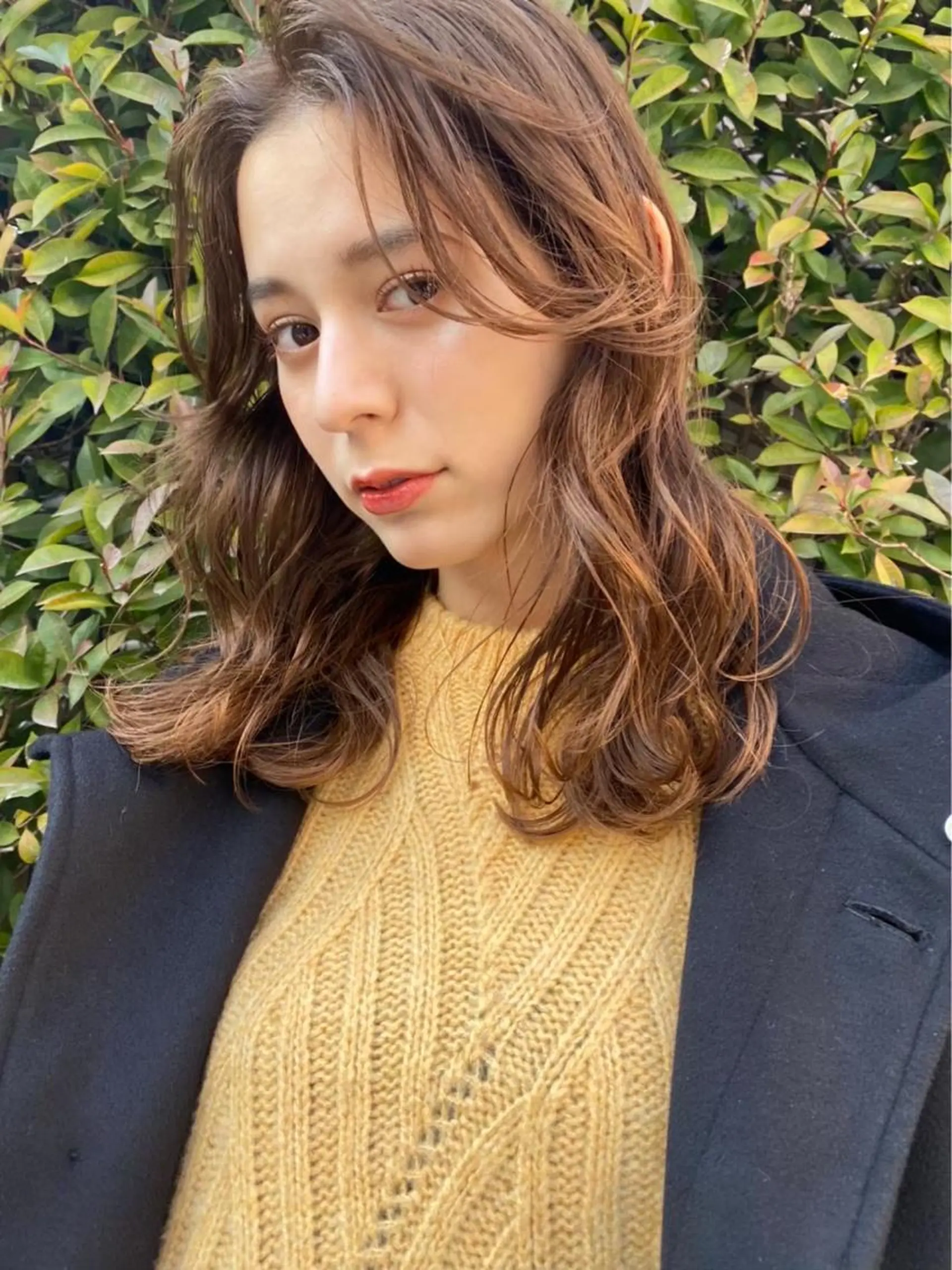 ミディアム ミディアムレイヤー レイヤーカット カット ヘアセット 髪質改善/似合わせ レイヤー/AYUMUのヘアスタイル