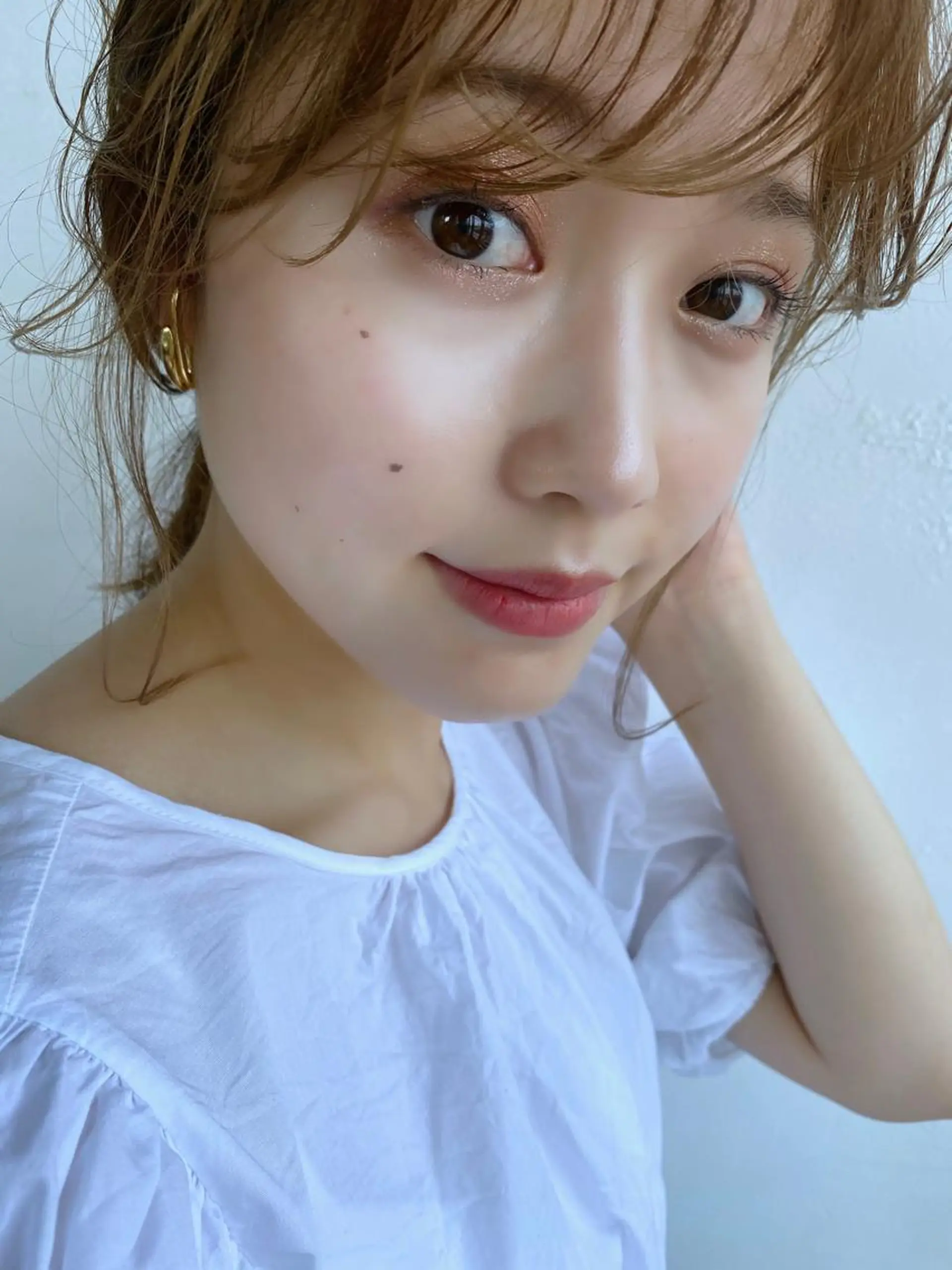 セミロング カラー パーマ ヘアアレンジ 🥣 hashi 🛋️のヘアスタイル