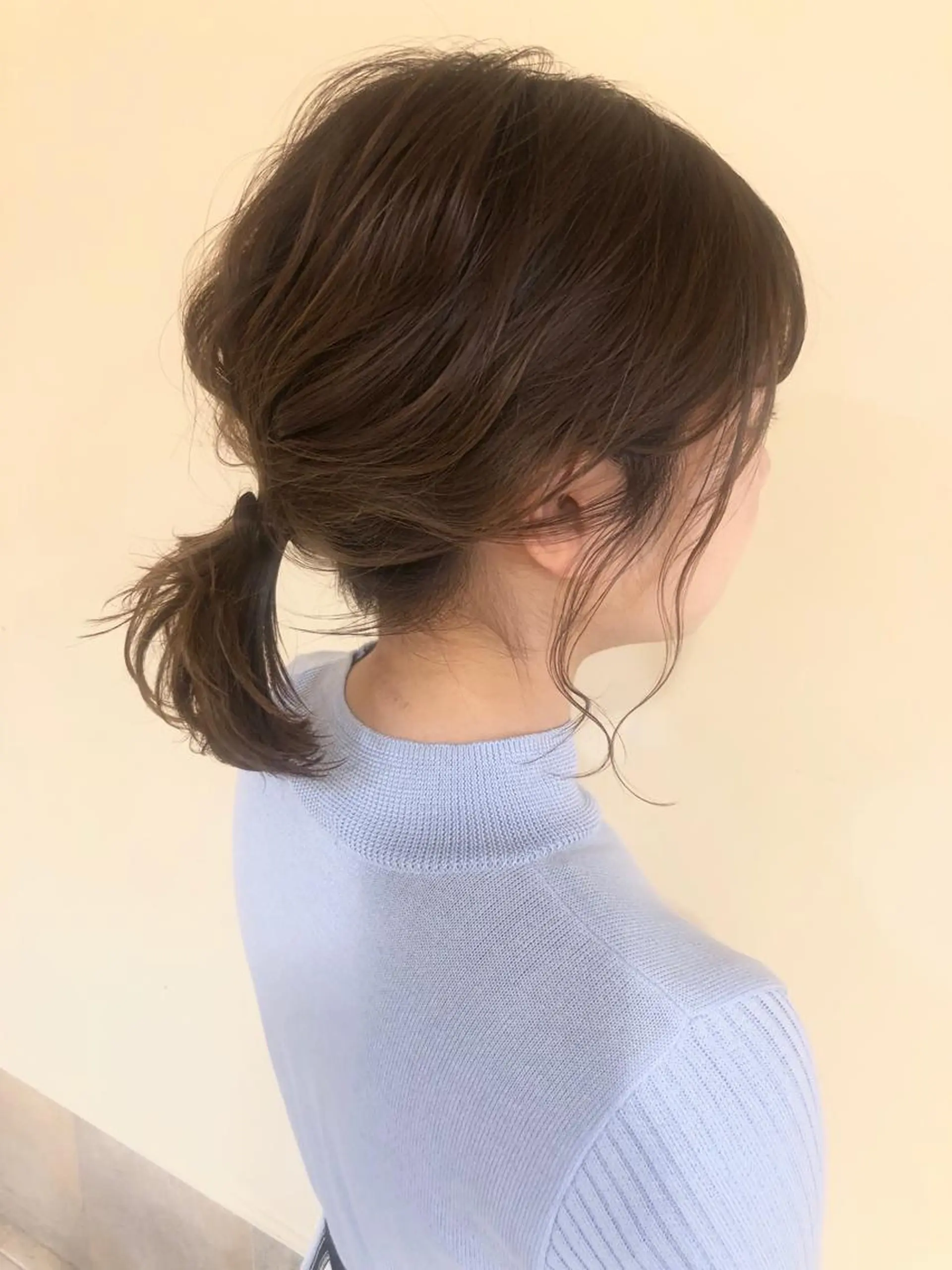 ミディアム カラー ヘアアレンジ カット ヘアカラー マンツーマン半個室 tamuraのヘアスタイル