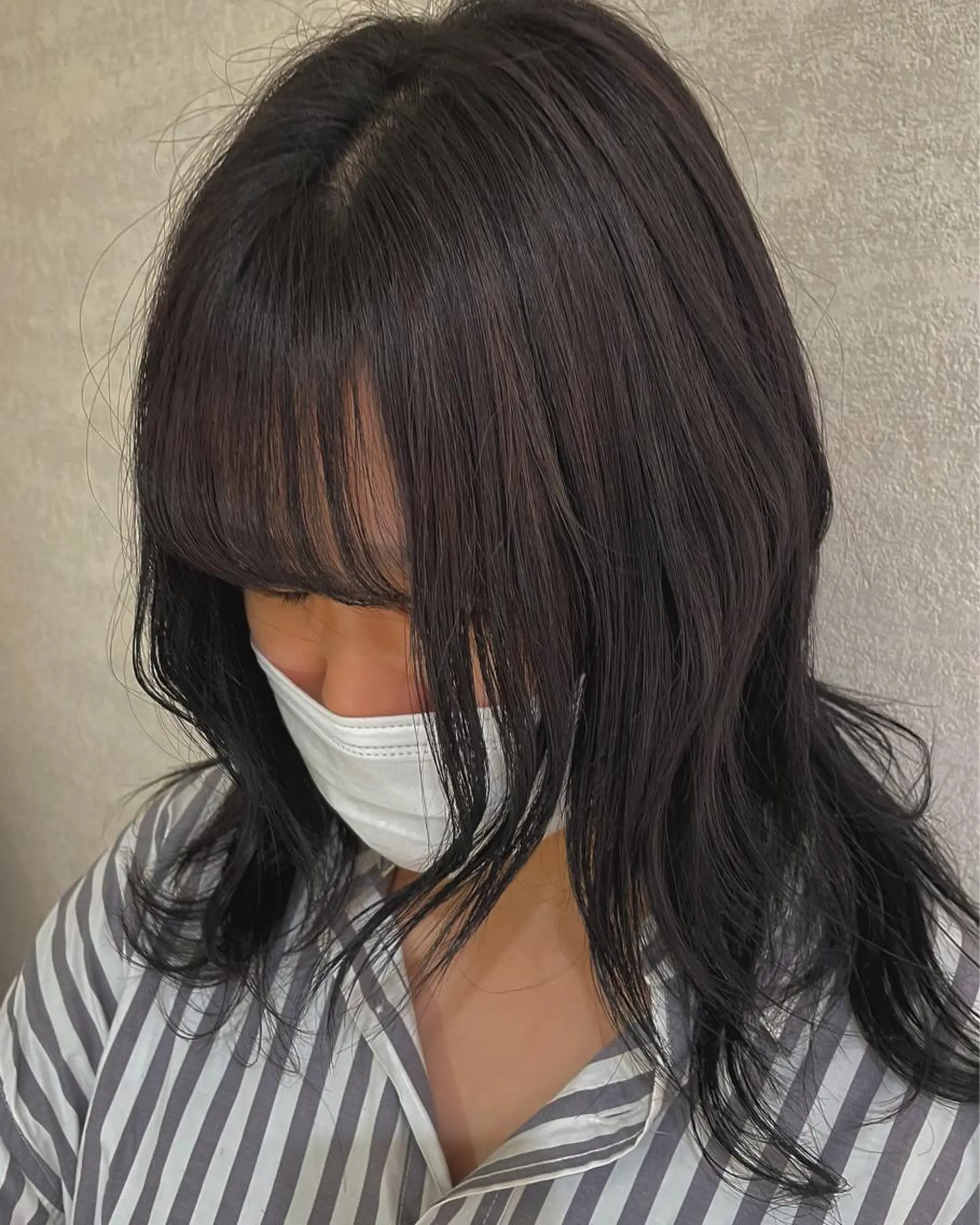 セミロング 🪴酒井 可南子🪴のヘアスタイル