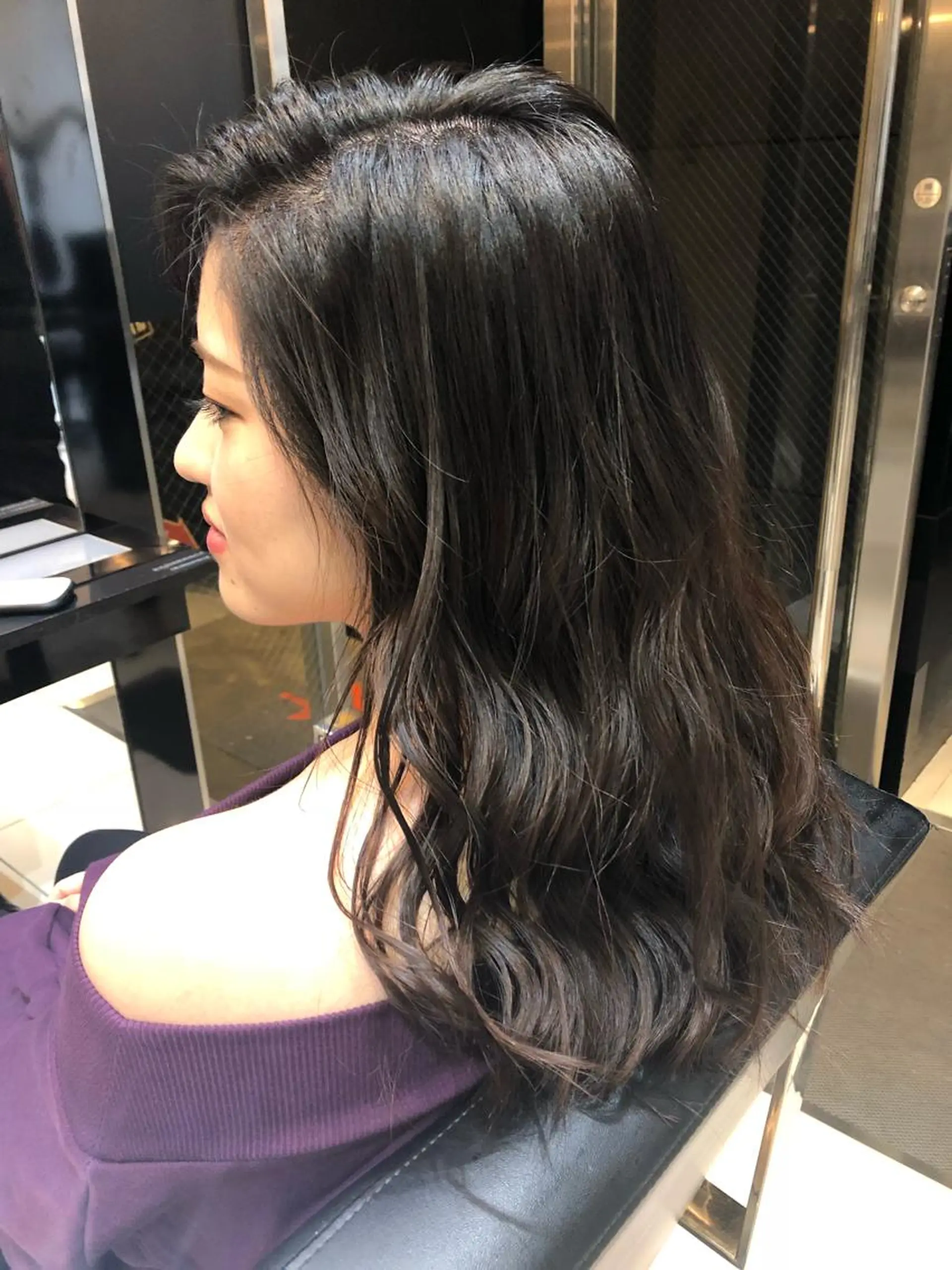 ロング カラー 女性リピ90%🍨 🩷佐藤みずきのヘアスタイル