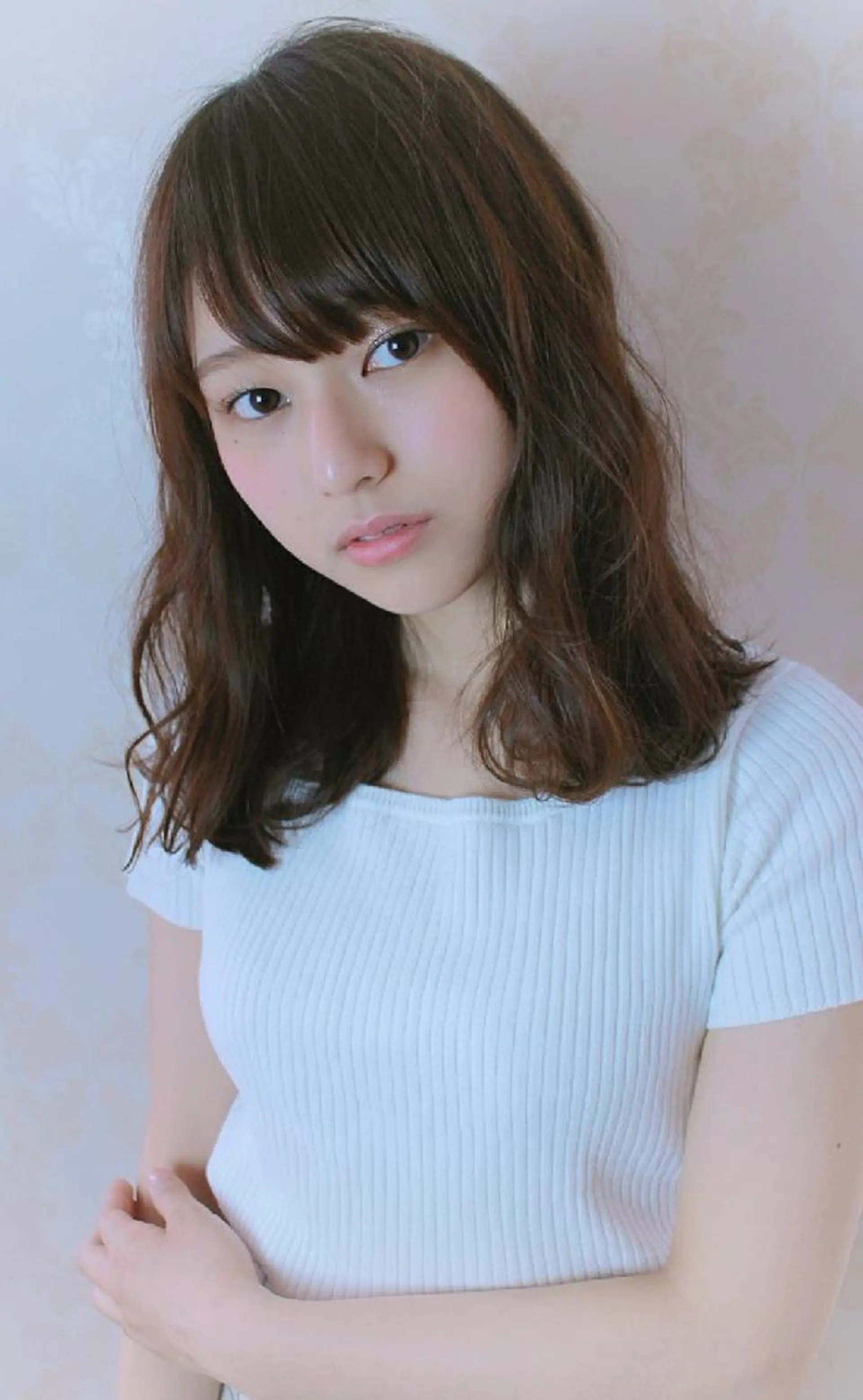 セミロング カラー パーマ 伊藤 功士のヘアスタイル