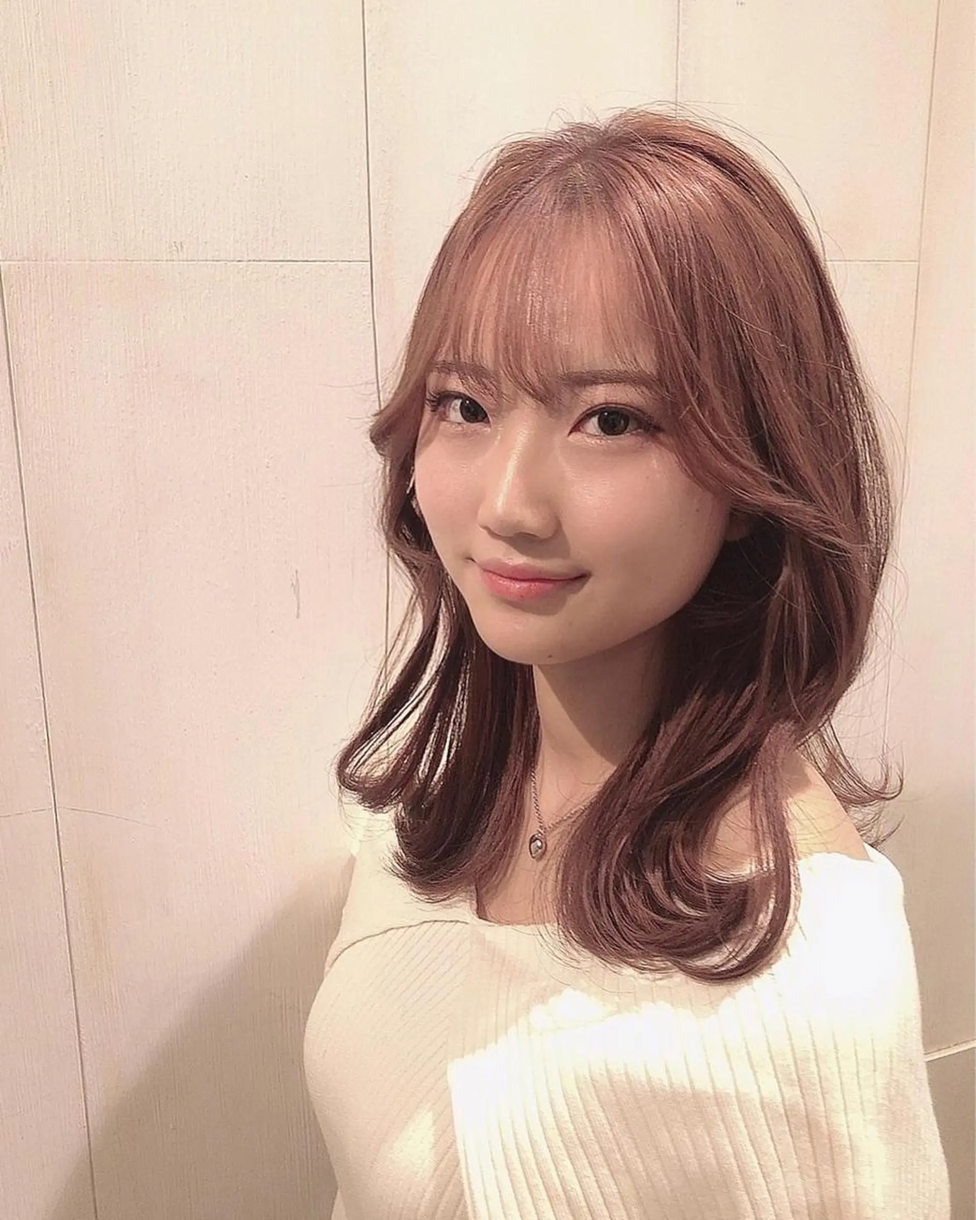 ミディアム カラー ヘアアレンジ くびれヘア 韓国風ヘア UNIX N.horiiのその他イメージ