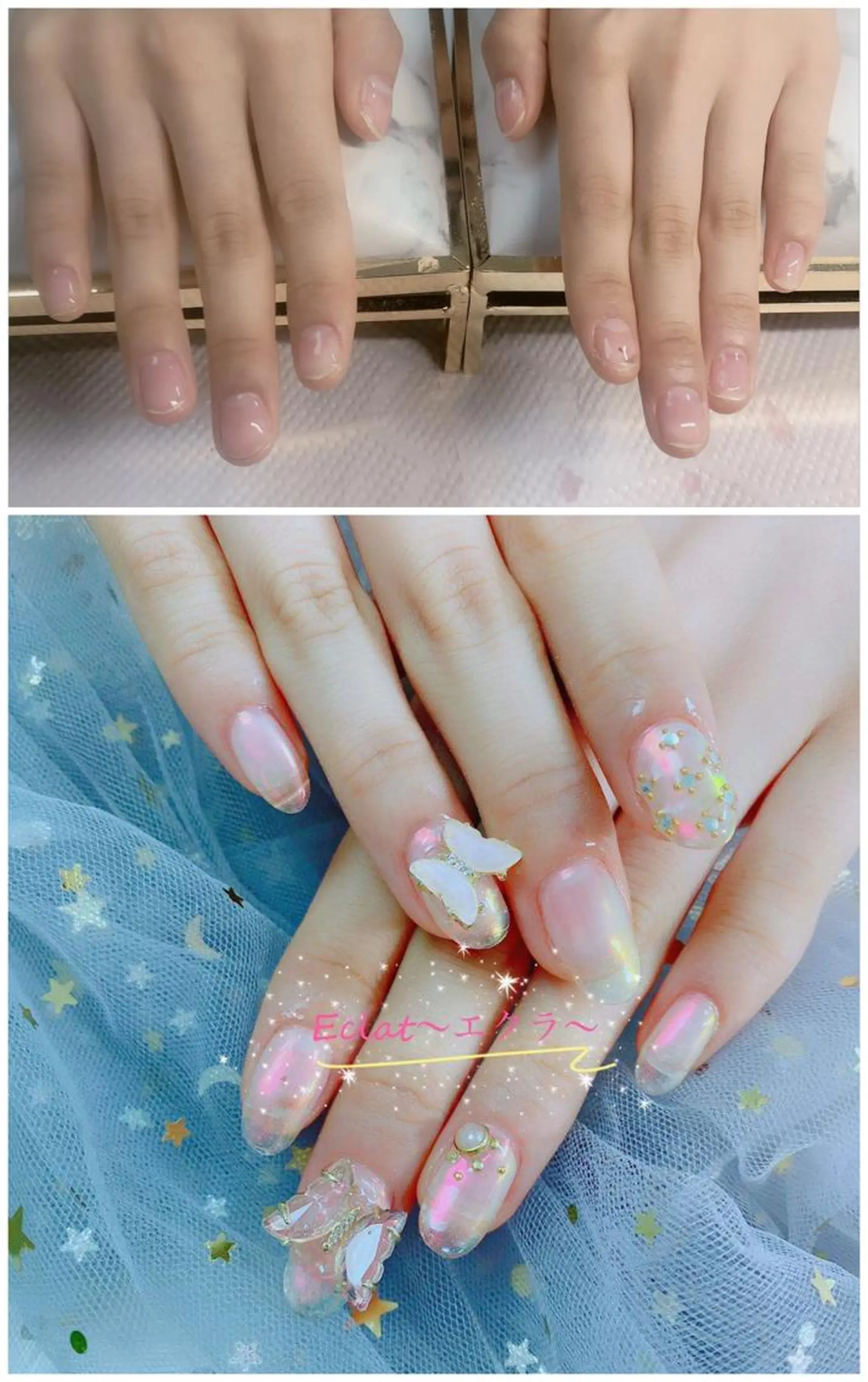 ネイル ハンドネイル ネイルサロンエクラ 🫧Shizukaのネイルデザイン