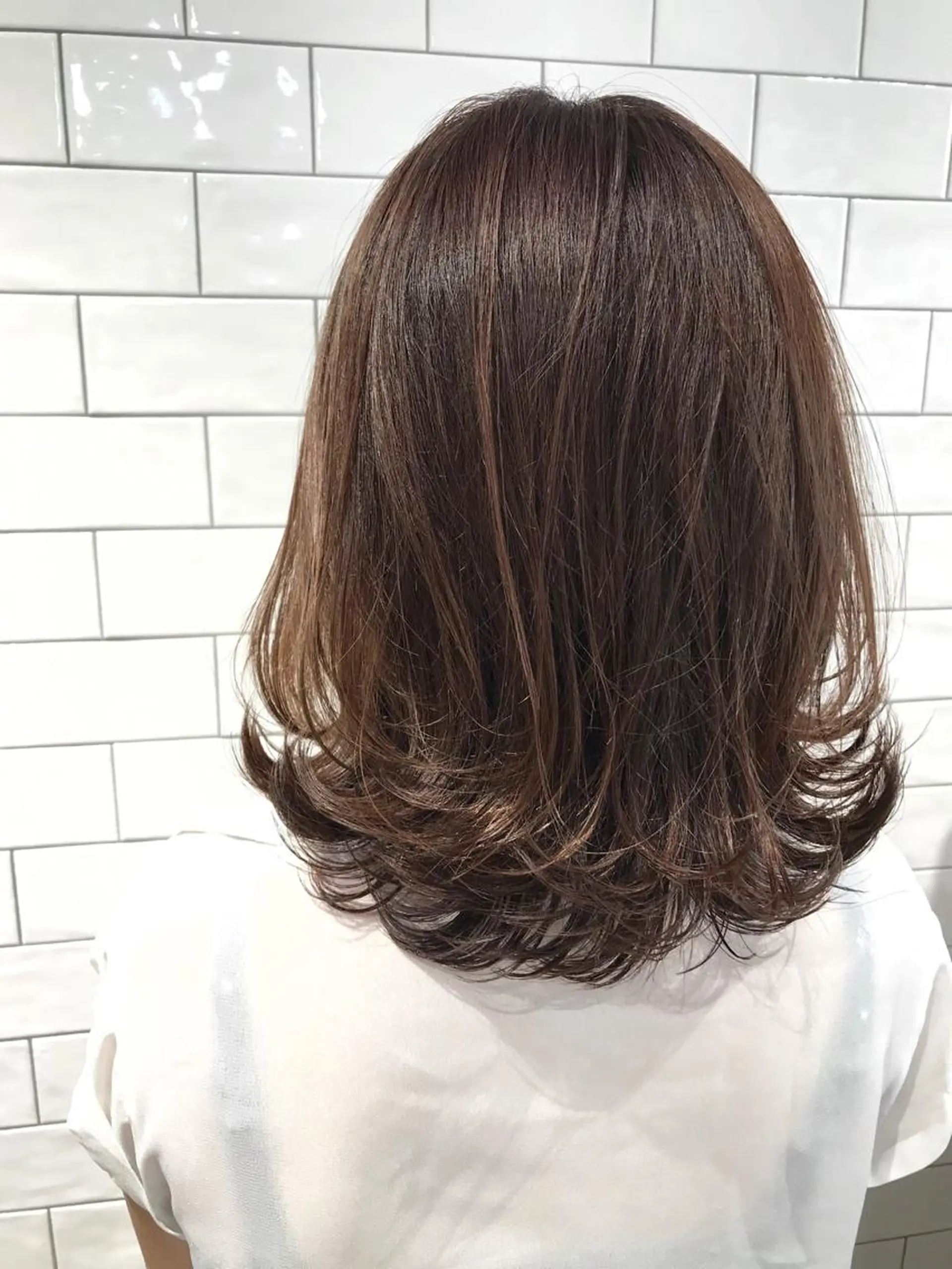 ミディアム カラー 原山 直人のヘアスタイル