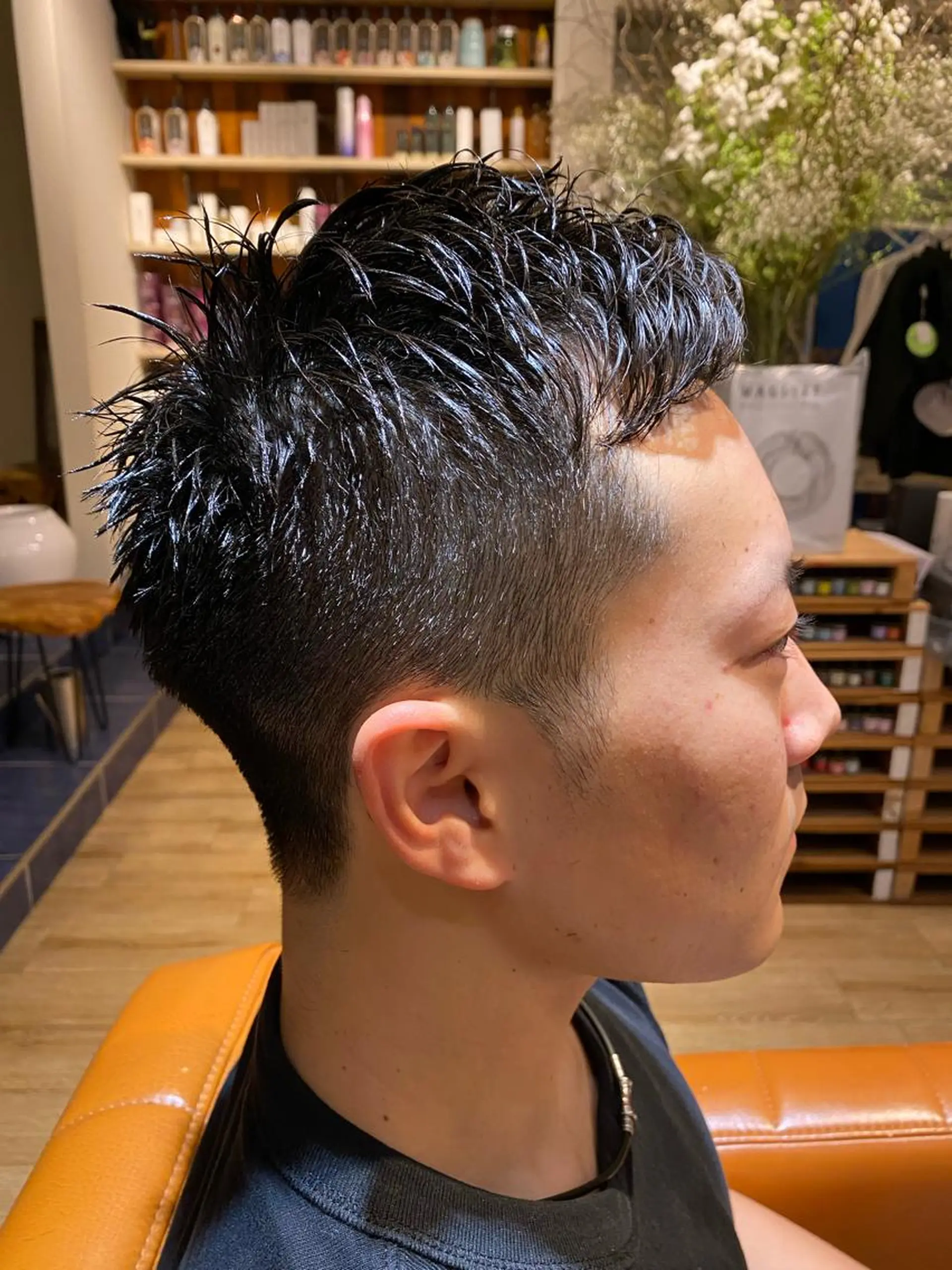 ショート メンズ カット 縮毛矯正 トリートメント ICON所属・艶美髪マスター 店長✂︎YUKKEのヘアスタイル