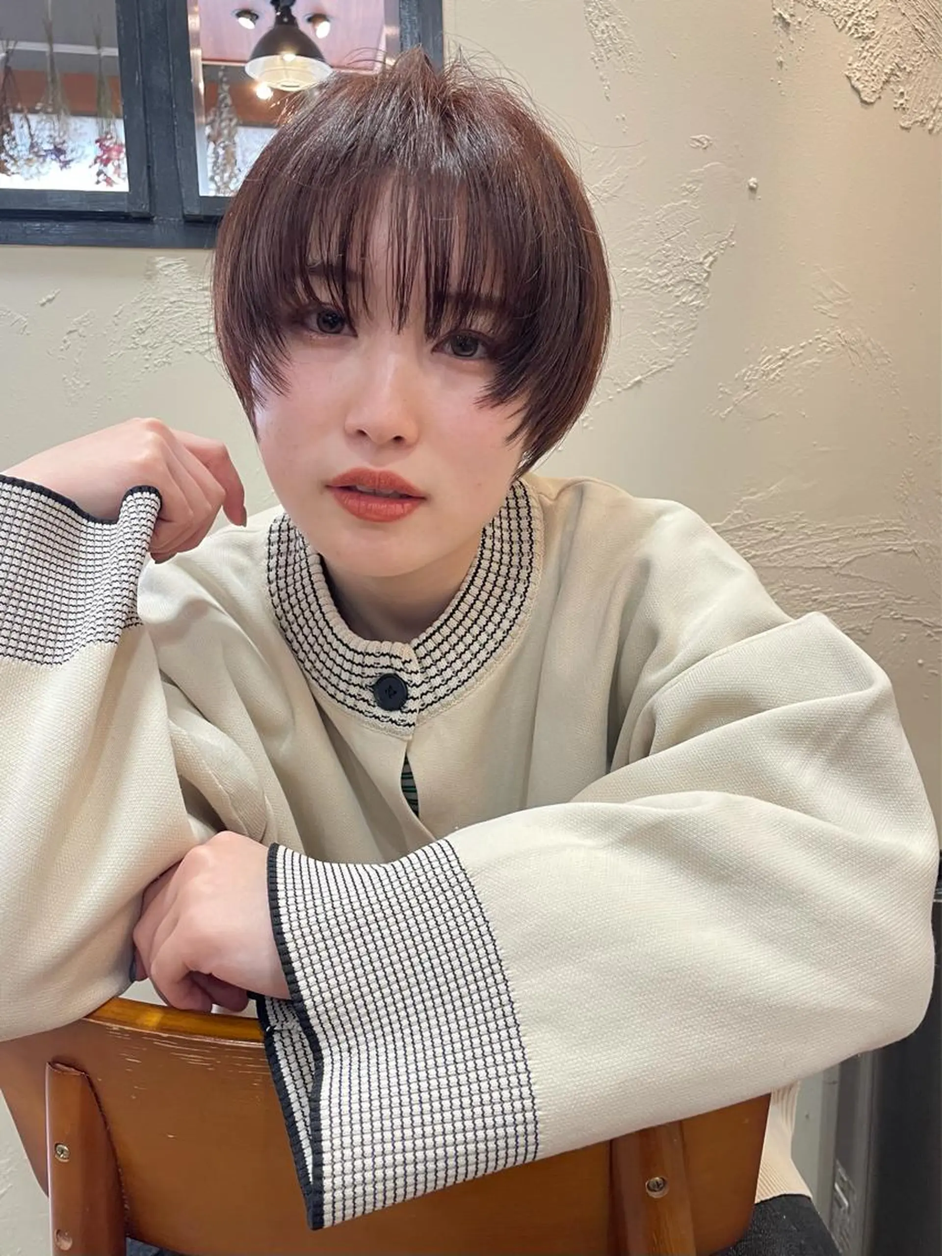 ショート カラー OPShair　ANELLO所属・ショート/ボブ/ メンズ/縮毛矯正のヘアスタイル