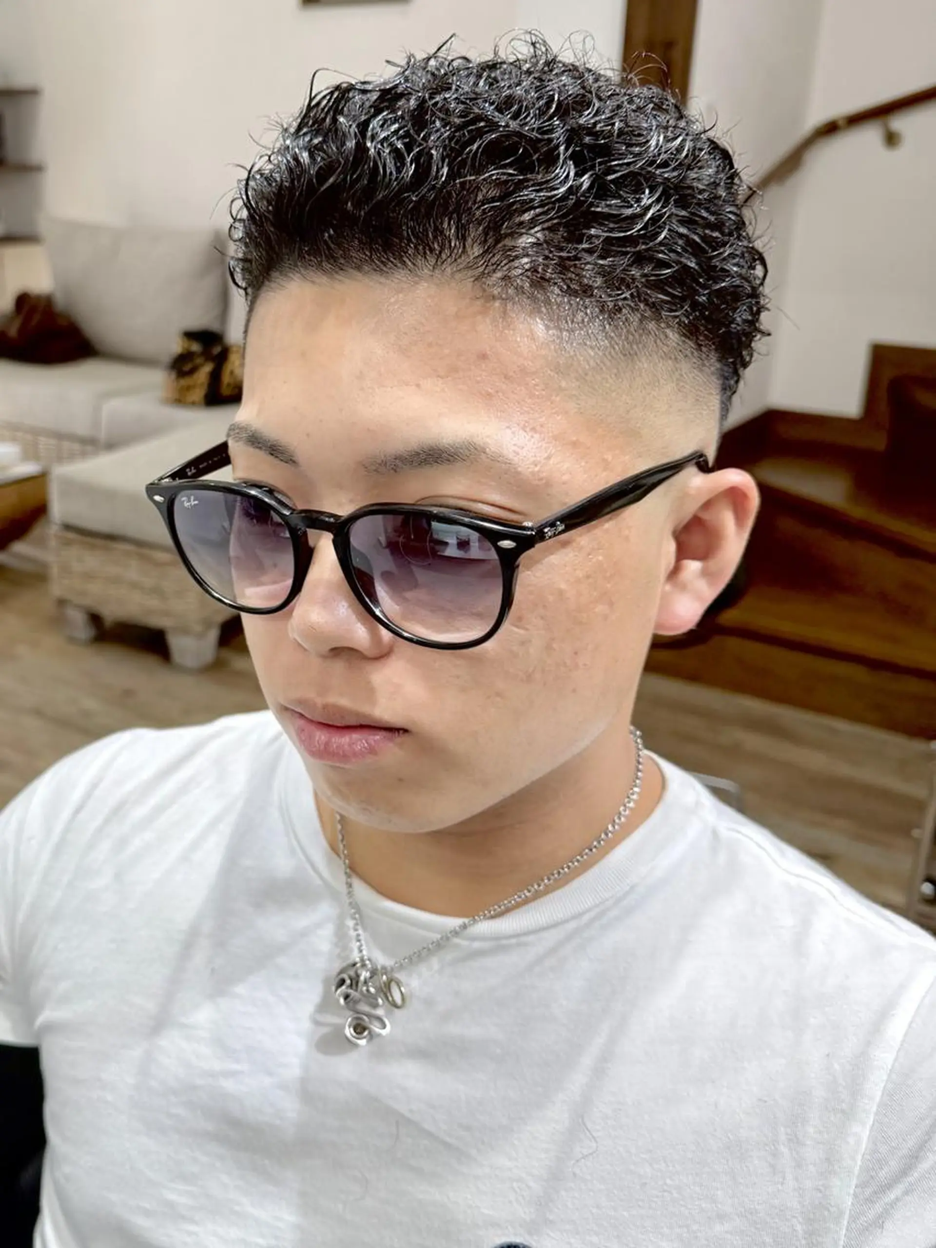 ショート メンズ パーマ Li'a【リア】 さんのヘアスタイル