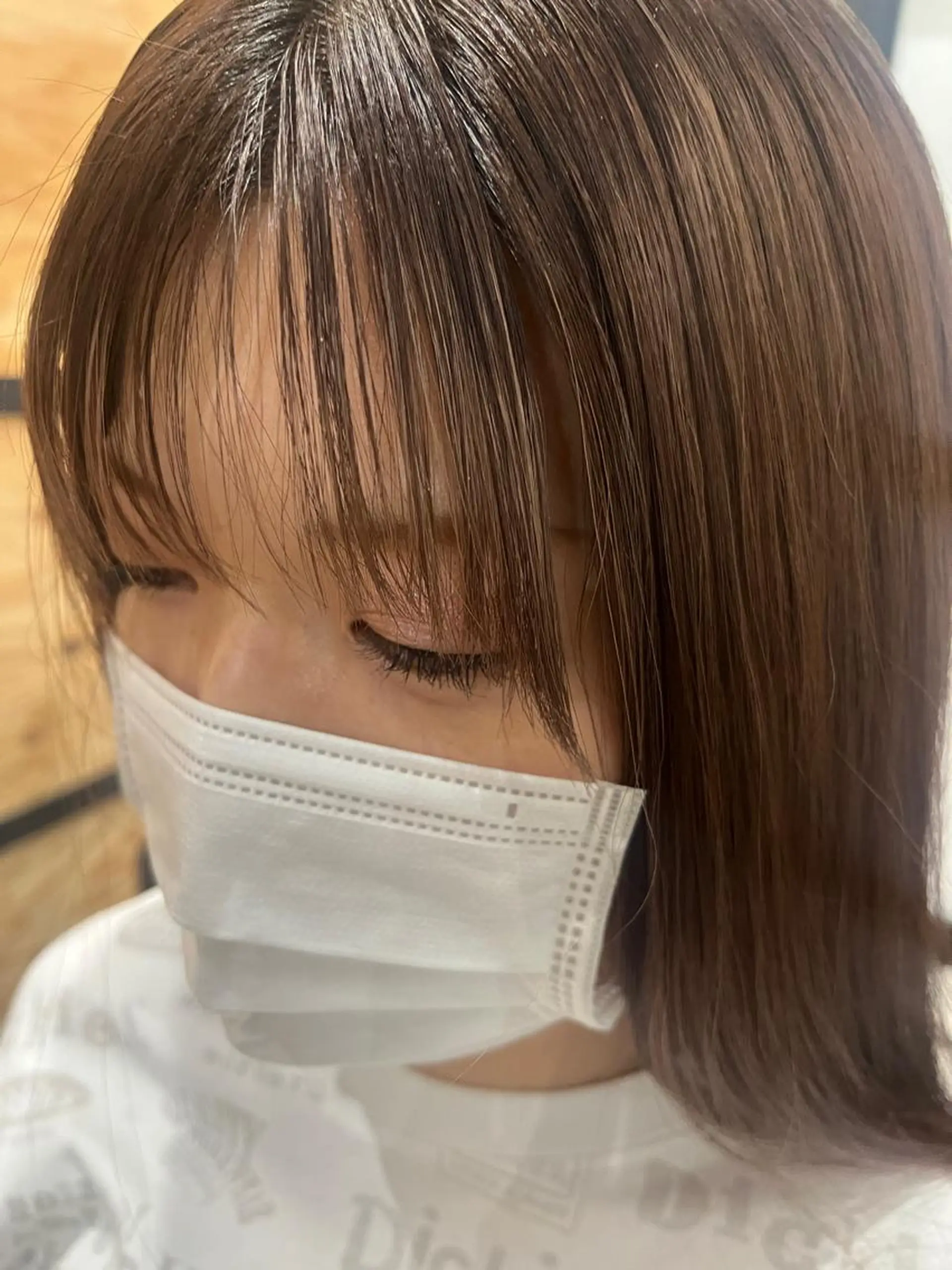 ミディアム カラー パーマ ヘアアレンジ メンズ キッズ ネイル マツエク・マツパ アイブロウ メンズブリーチ メンズハイライト メンズインナーカラー メンズ韓国風 ブリーチ 久木原 ゆりのヘアスタイル