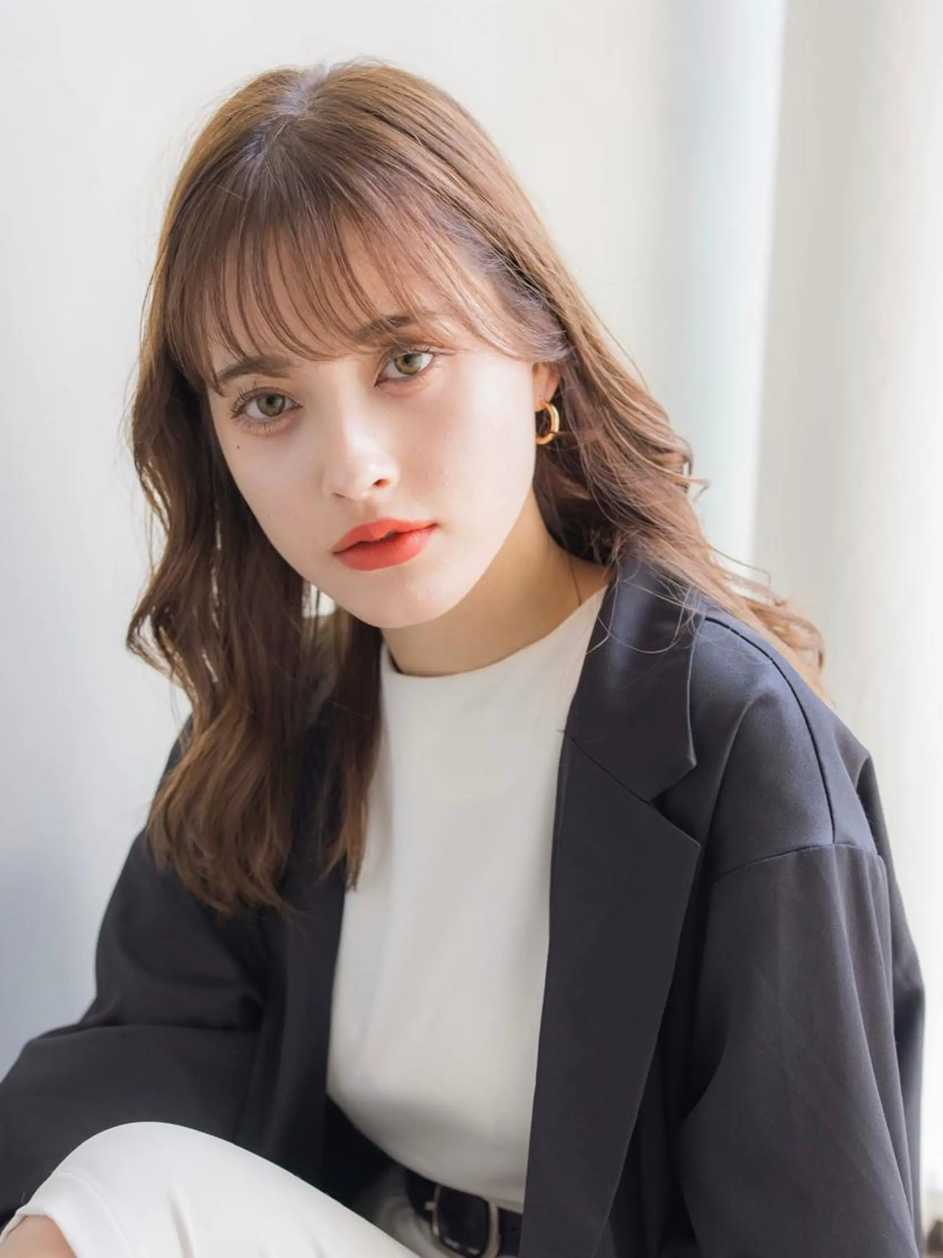 ミディアム カラー カット ヘアカラー トリートメント カラー系/カット特化 🟠オオタキマサシのヘアスタイル