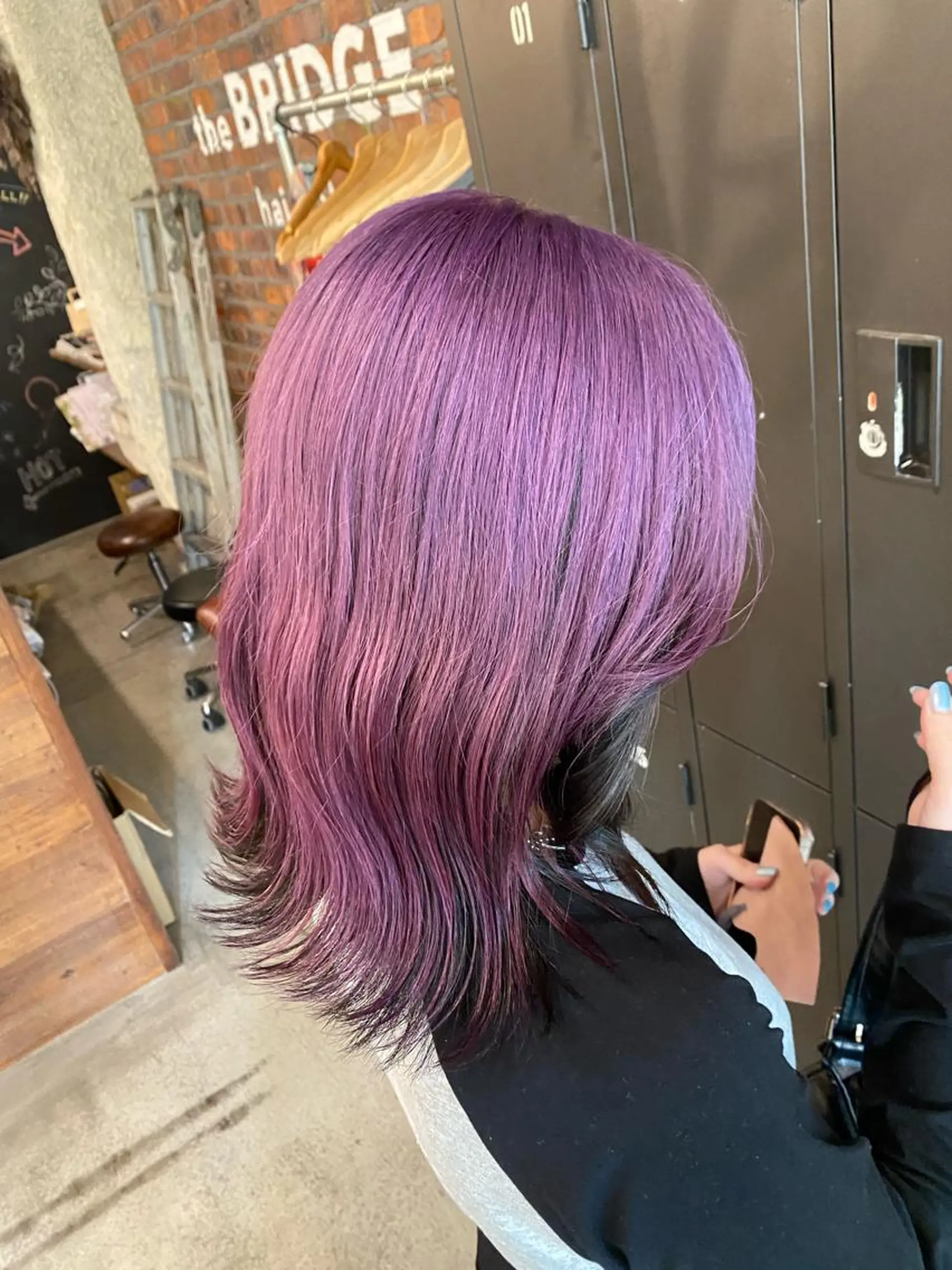 カラー the BRIDGE 加藤みのりのヘアスタイル