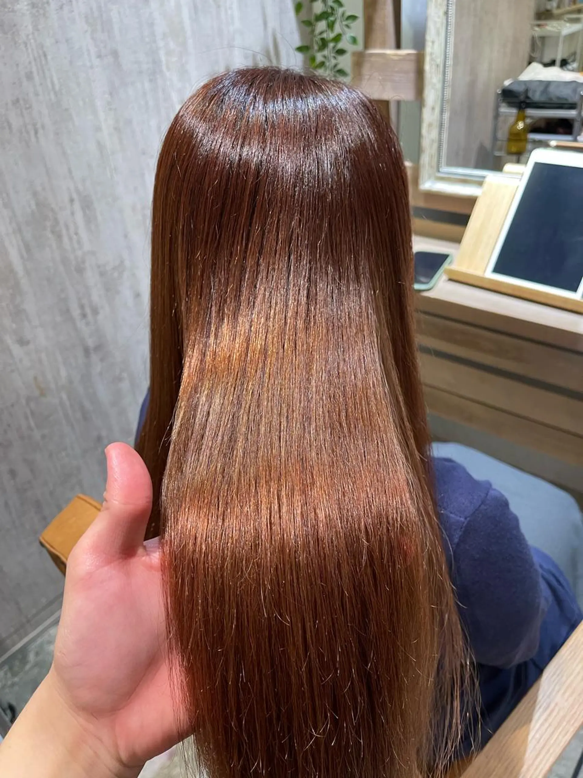 ミディアム パーマ 髪質改善 酸性ストレート ストレートパーマ カット トリートメント 川崎 龍馬のヘアスタイル