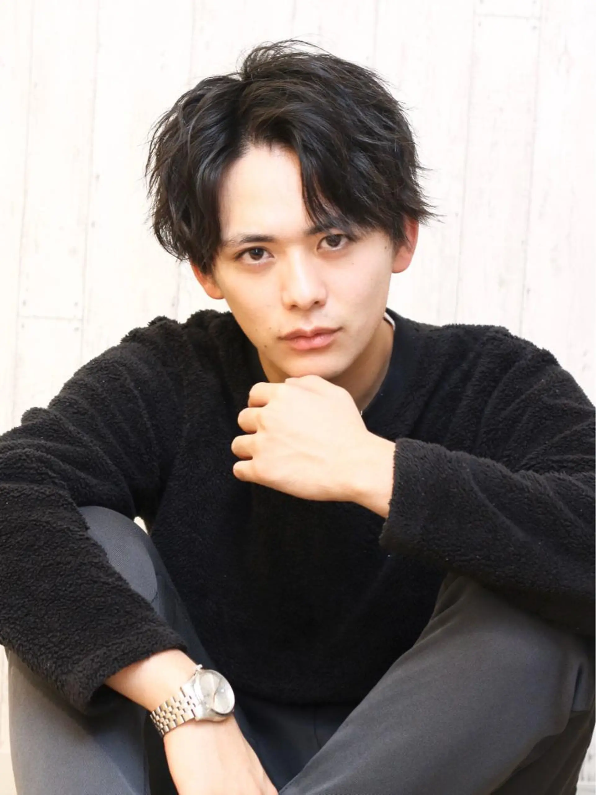 ショート パーマ メンズ メンズパーマ 外ハネヘア 🫧似合わせヘア/ 副店長＊千葉のヘアスタイル