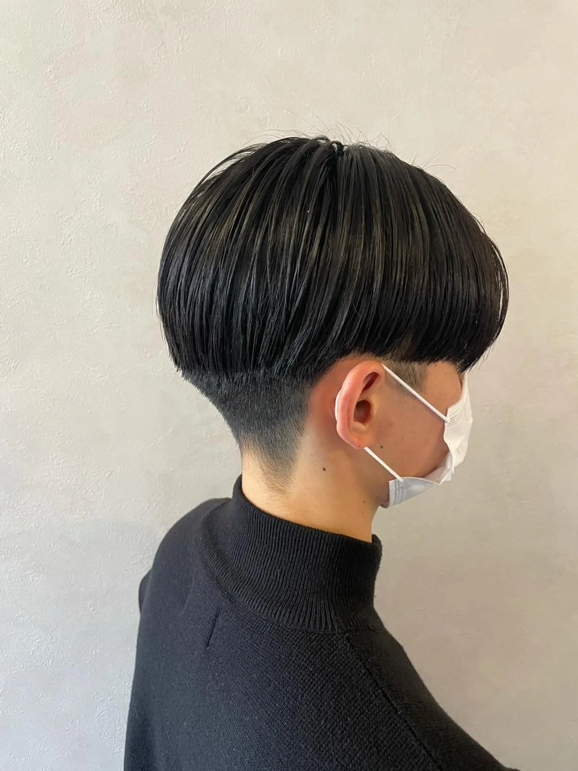 ミディアム メンズ 七三 🫧透明感ケアカラー 守利🫧のヘアスタイル