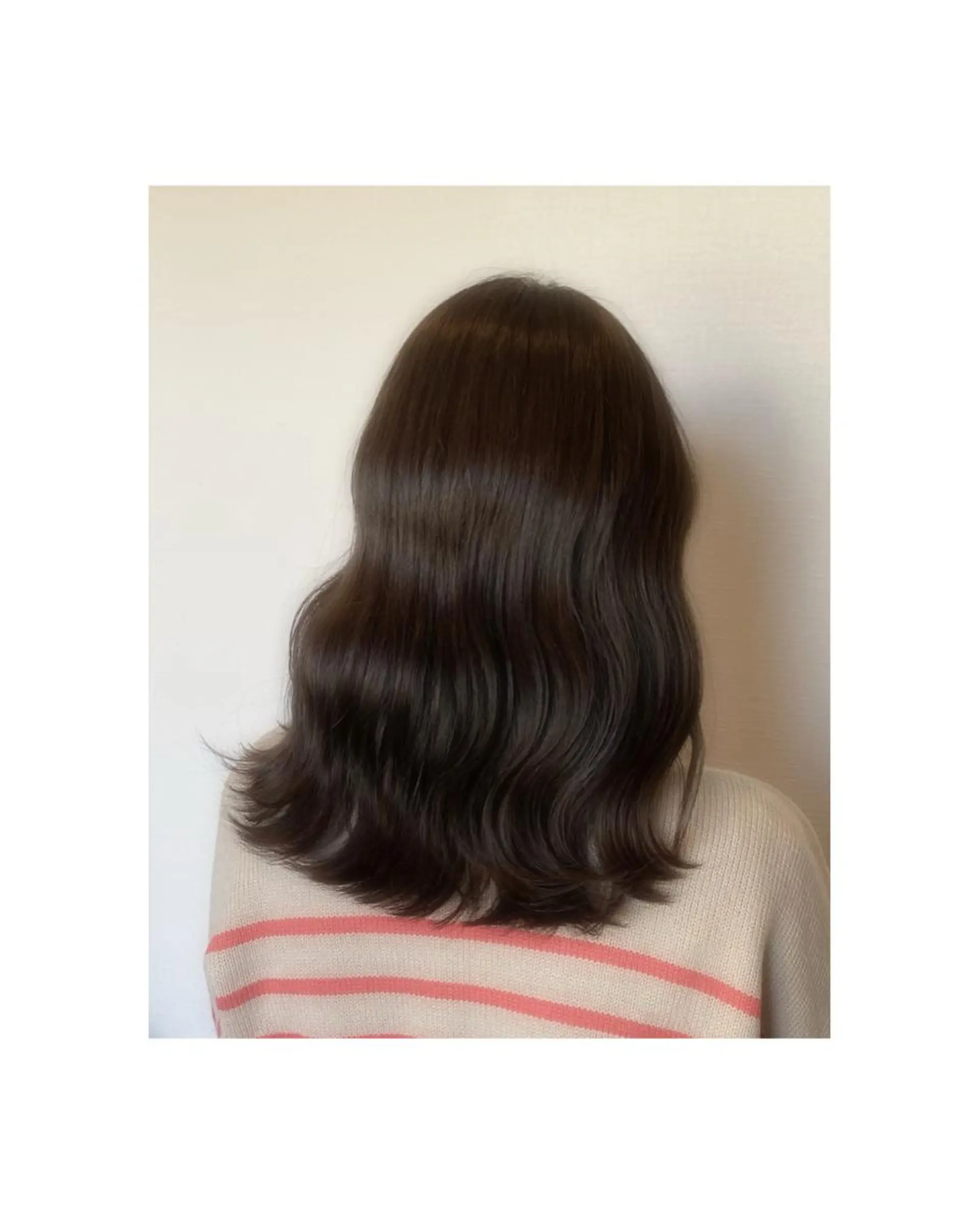ミディアム カラー ヘアアレンジ 🎀レイヤーカット/ 艶カラー/ﾕｶ🎀のヘアスタイル