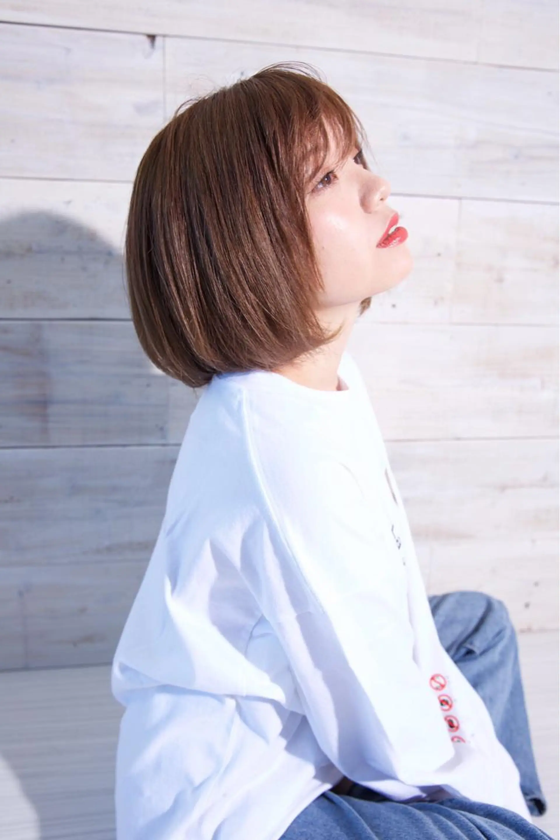 ミディアム カラー パーマ ヘアアレンジ カット ヘアカラー 可愛いを作る神 ナオヒロのヘアスタイル