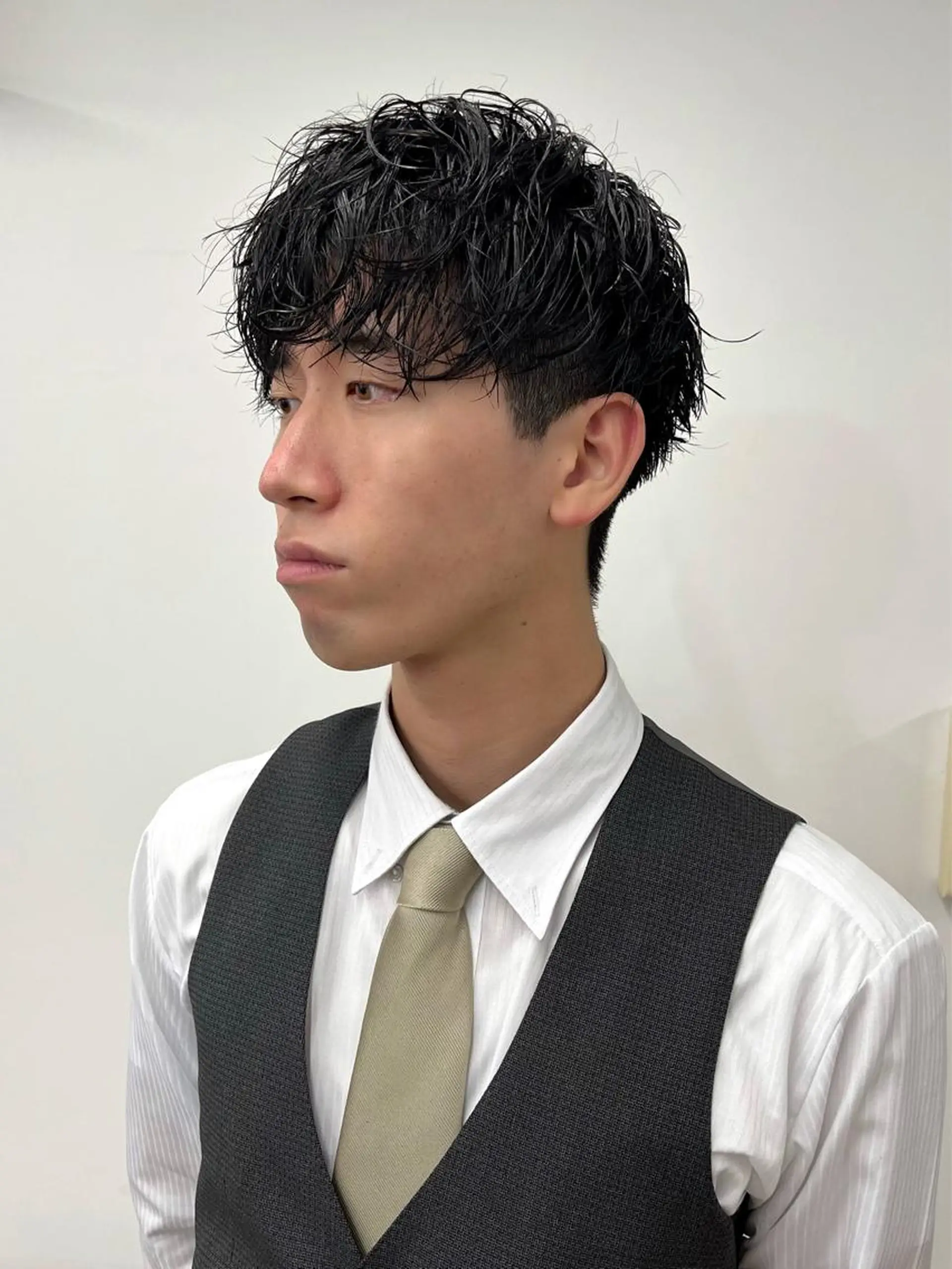 ショート カラー パーマ ヘアアレンジ メンズ ヘアカラー トリートメント 💎髪質改善特化💎 RUITOのヘアスタイル