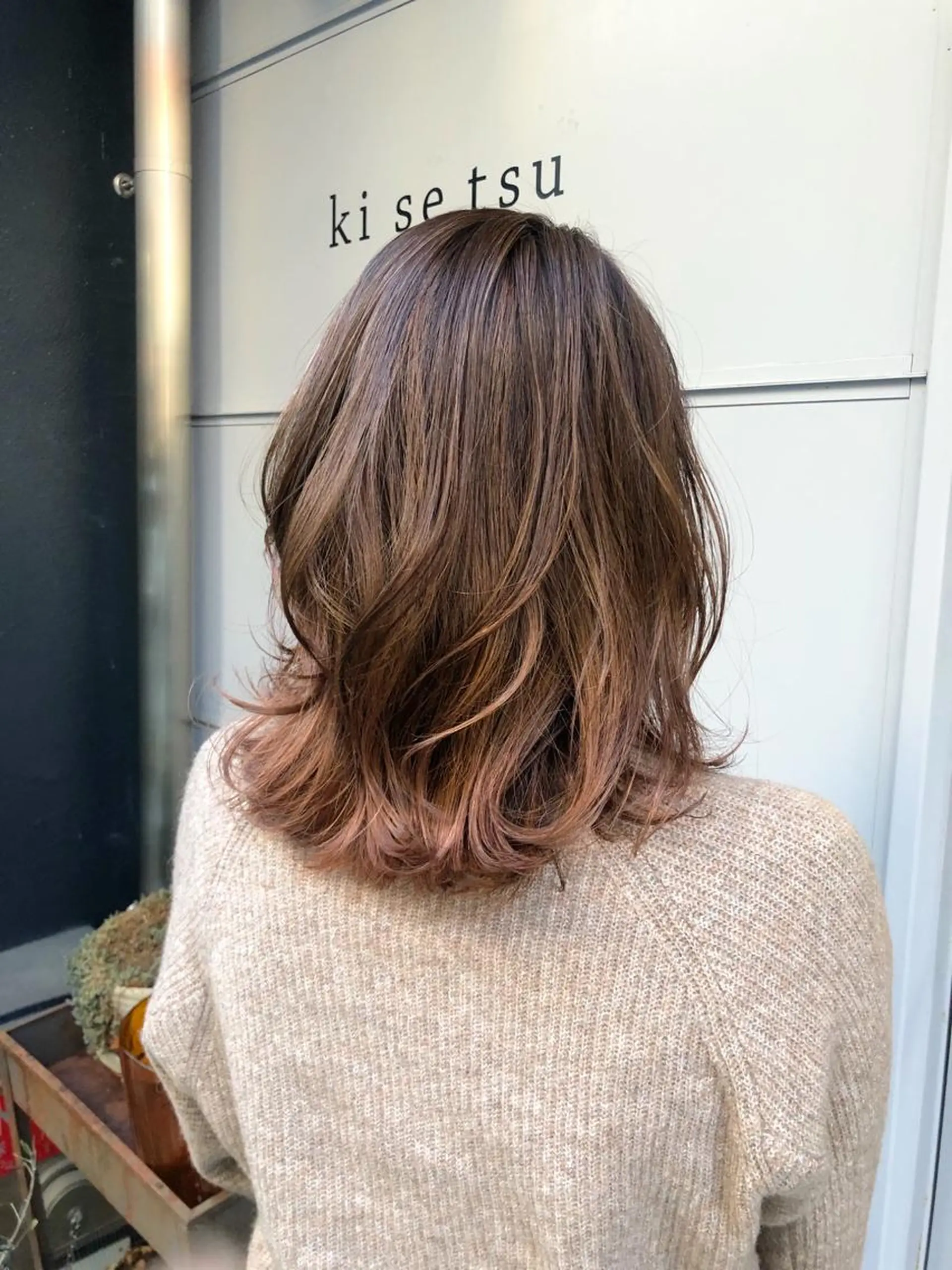 カラー バレイヤージュ ki se tsu ミナミナホカのヘアスタイル