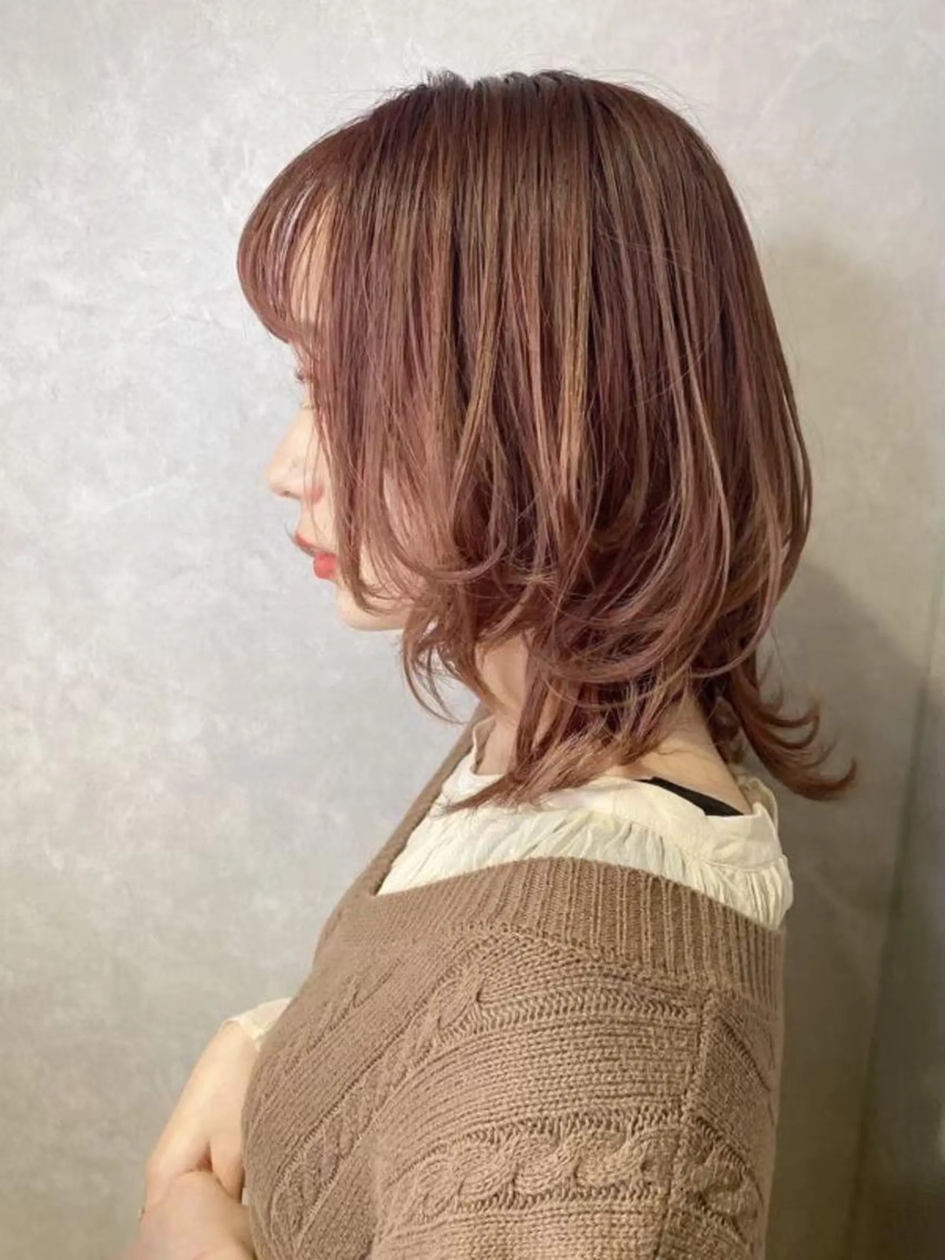 ミディアム 渋谷👑艶髪縮毛矯正 曲がる矯正✨ヒガシのヘアスタイル