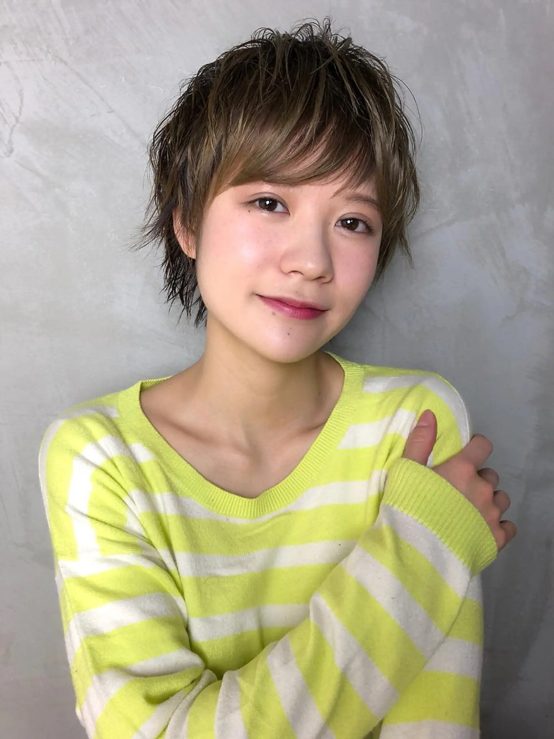 ショート カット ヘアカラー トリートメント Reve Resort池袋のヘアスタイル