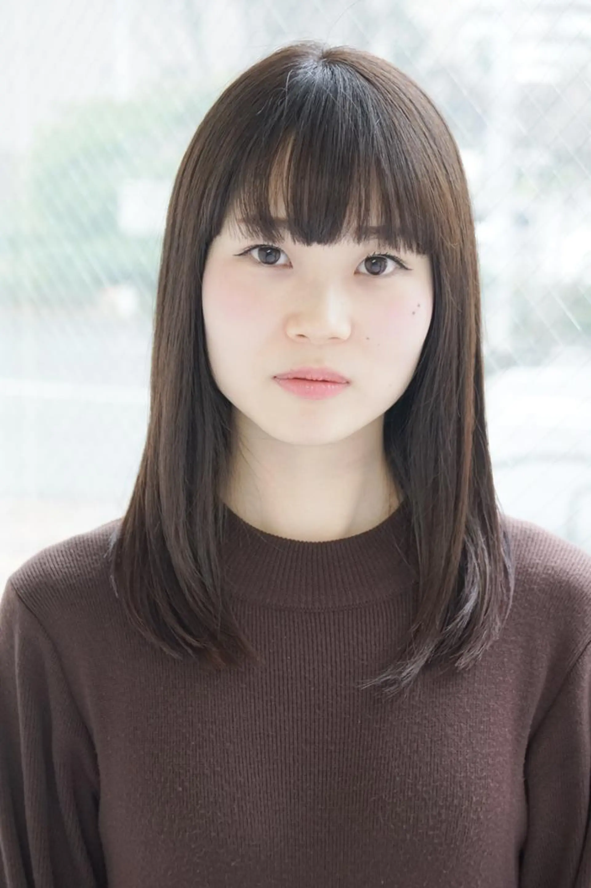セミロング 小栗 柊翔のヘアスタイル