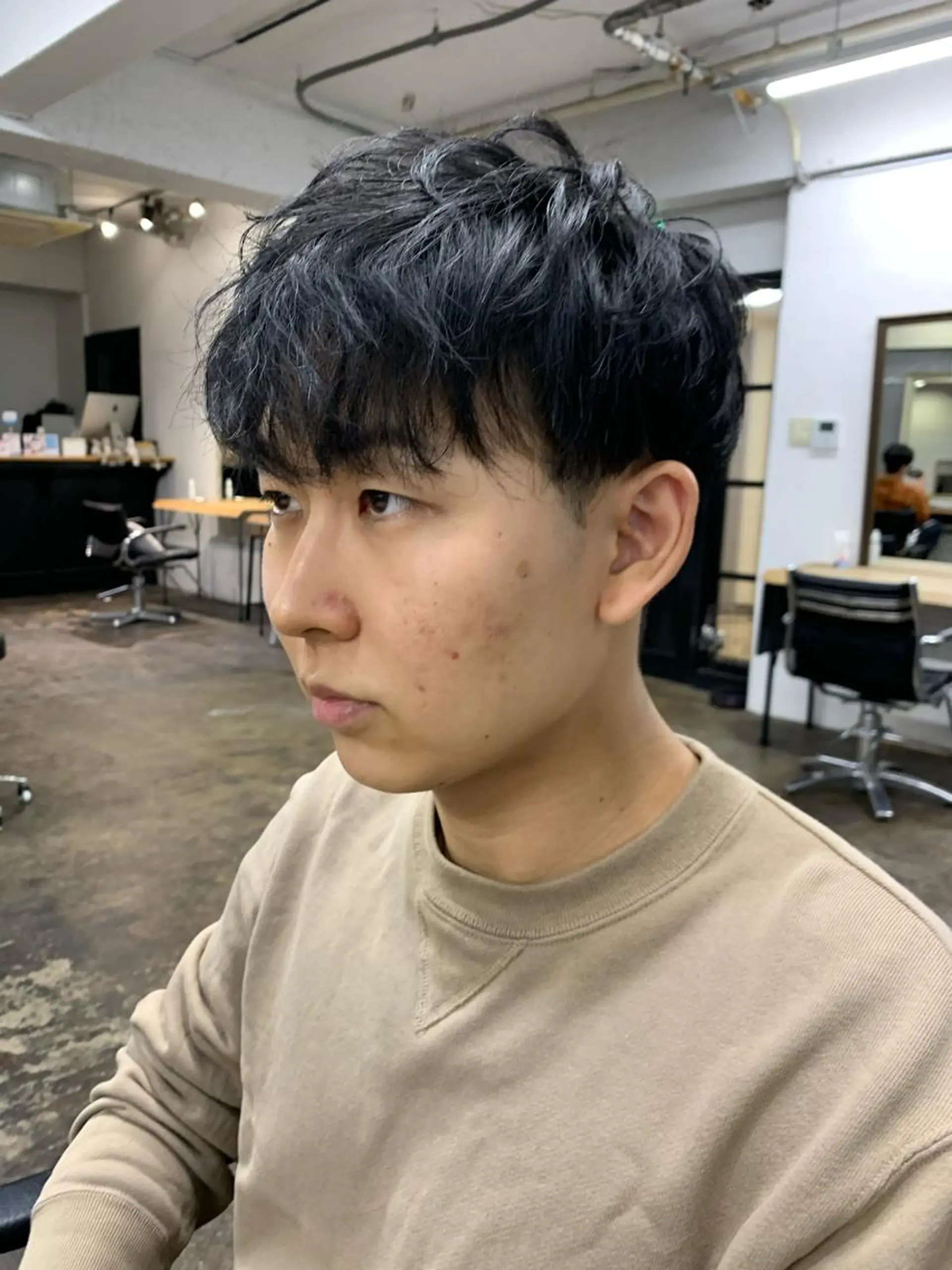 ショート メンズ メンズパーマ メンズ特化ryoのヘアスタイル